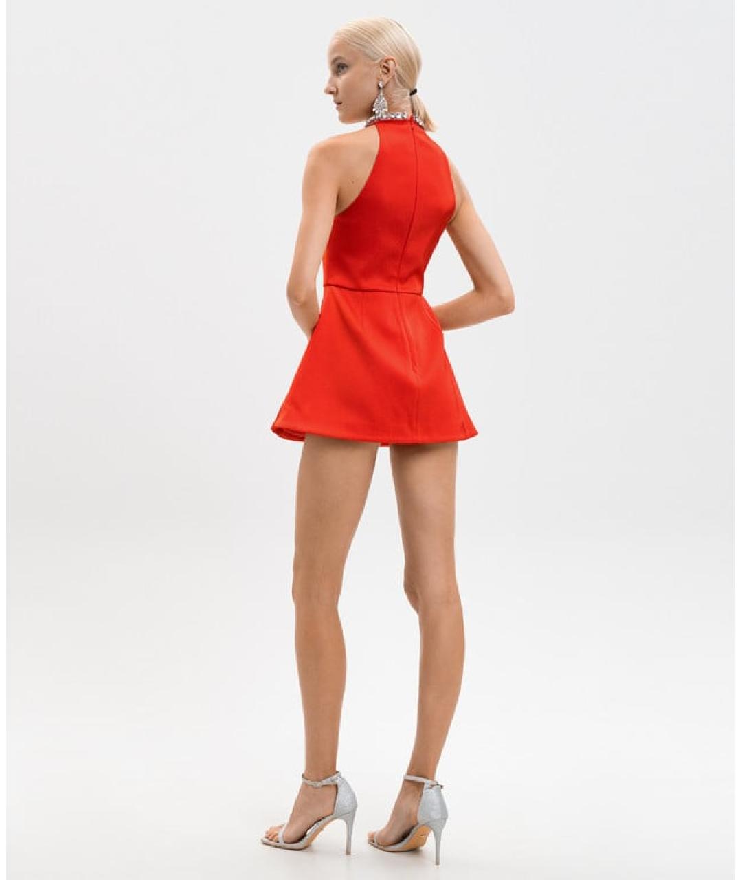 DAVID KOMA Красное коктейльное платье, фото 3