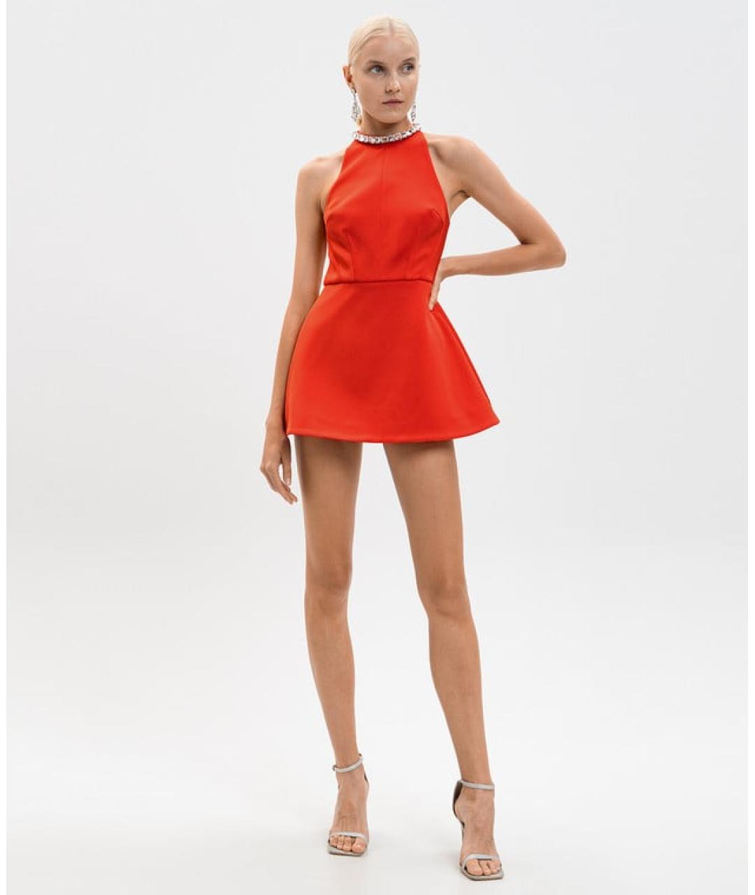 DAVID KOMA Красное коктейльное платье, фото 2