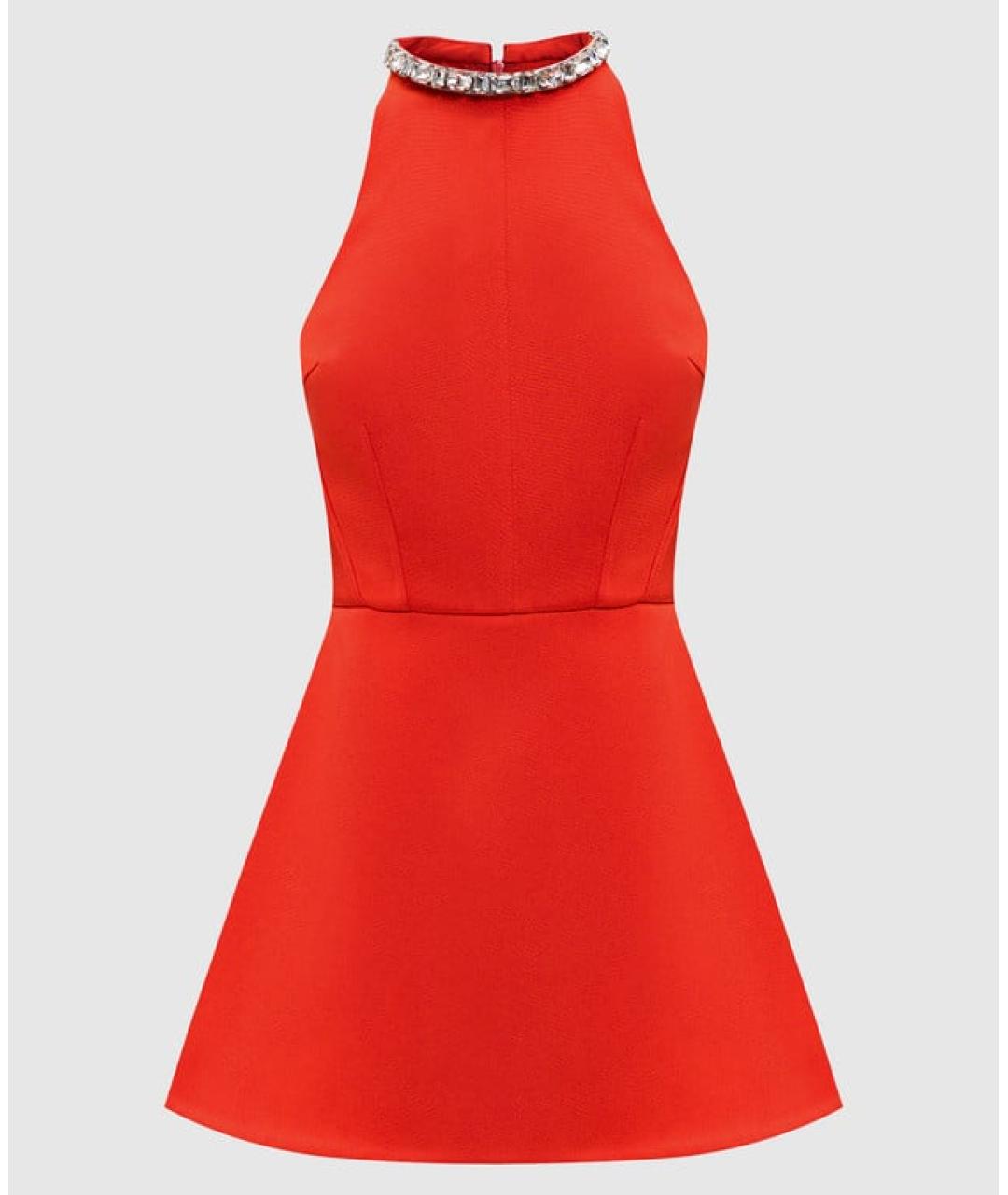 DAVID KOMA Красное коктейльное платье, фото 4