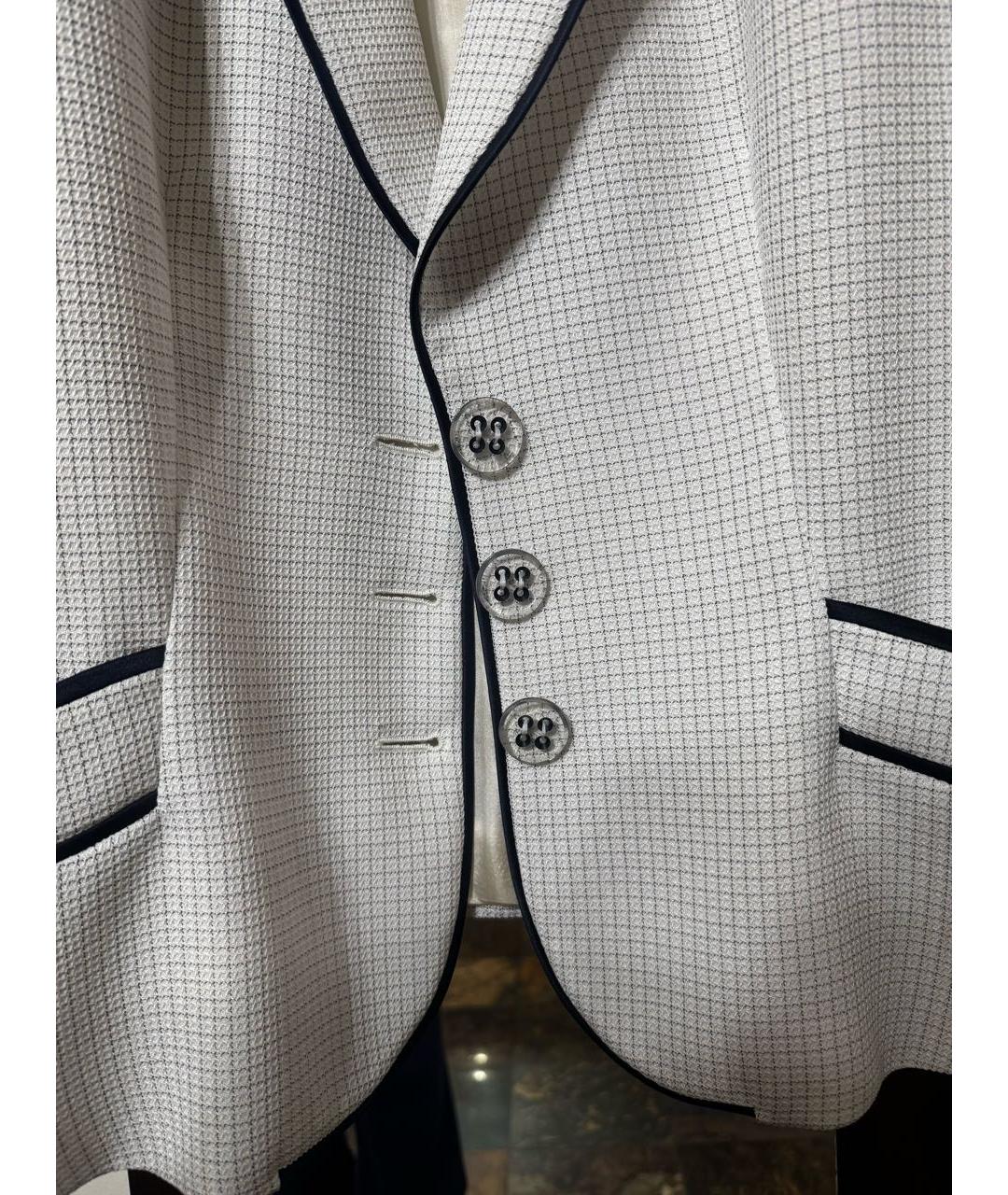 GIORGIO ARMANI Белый жакет/пиджак, фото 4