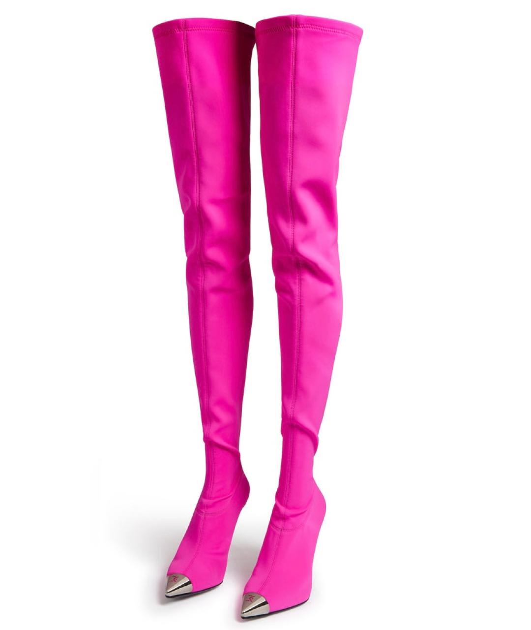 DAVID KOMA Розовые ботфорты, фото 2