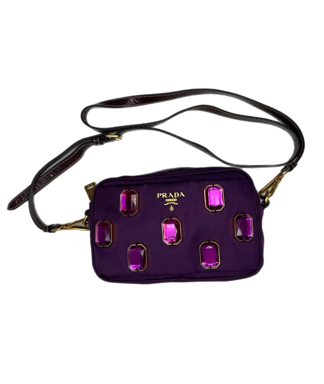 PRADA Фиолетовая сумка через плечо, фото 4