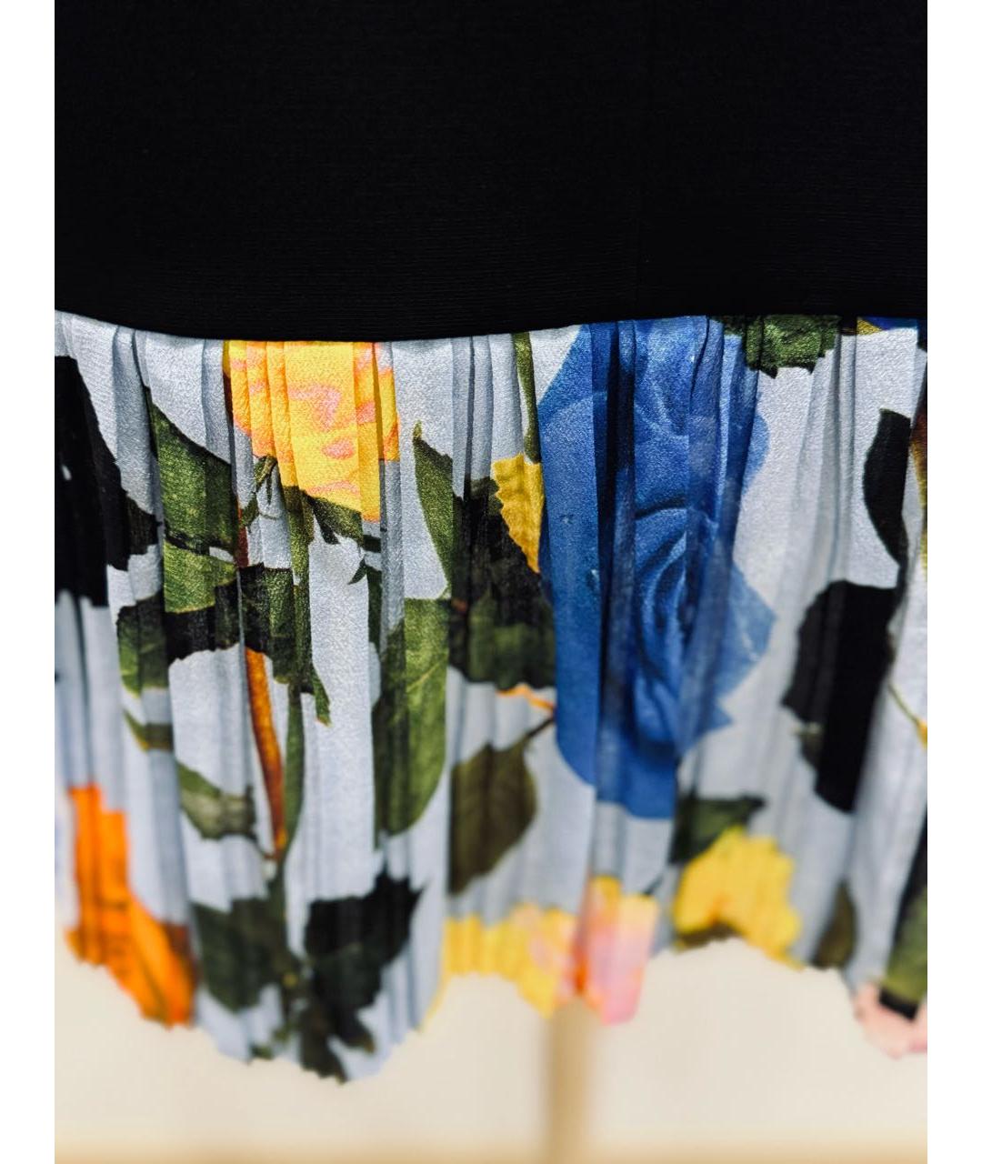 CHRISTIAN DIOR Черное шелковое коктейльное платье, фото 4