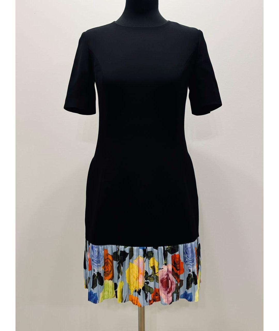 CHRISTIAN DIOR Черное шелковое коктейльное платье, фото 7