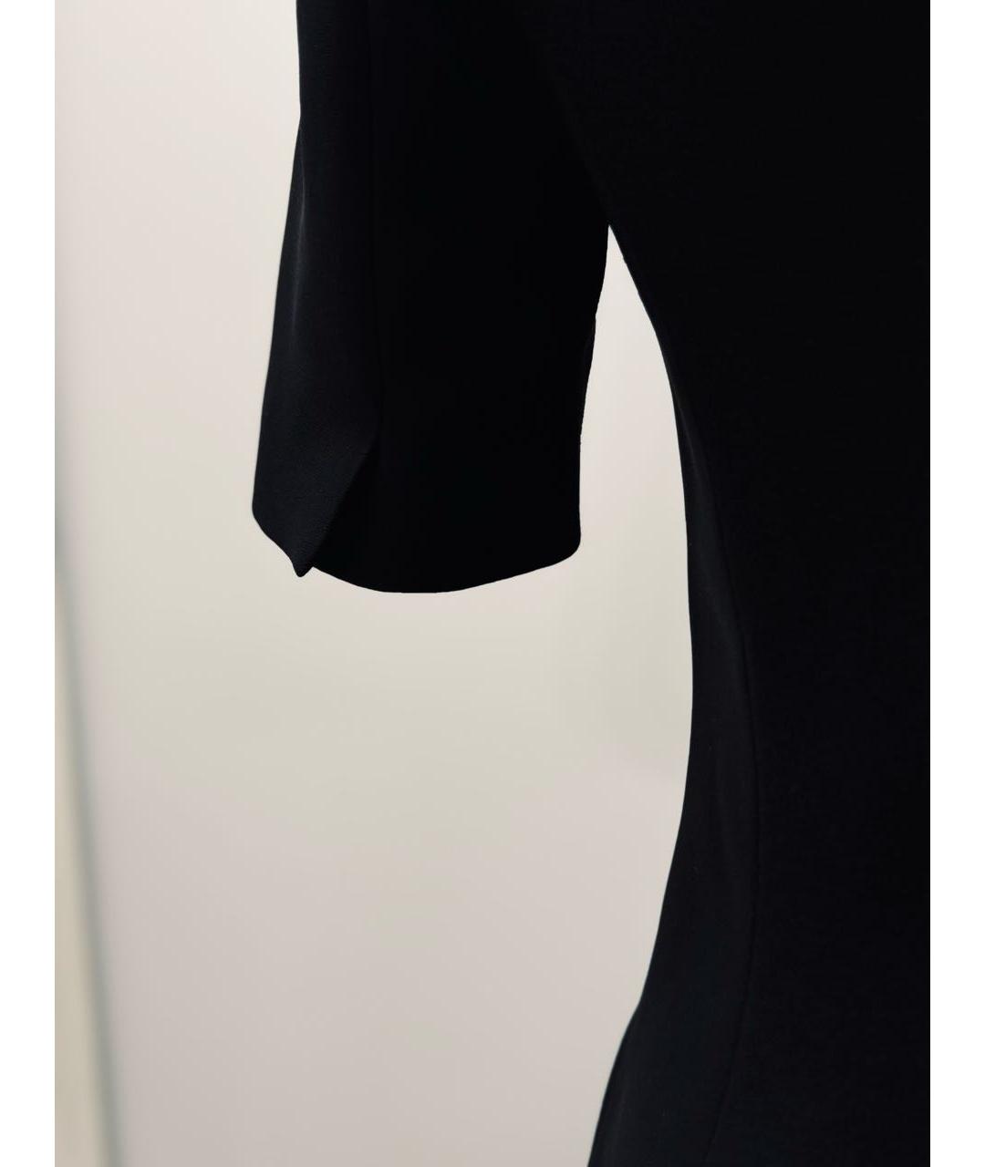 CHRISTIAN DIOR Черное шелковое коктейльное платье, фото 5