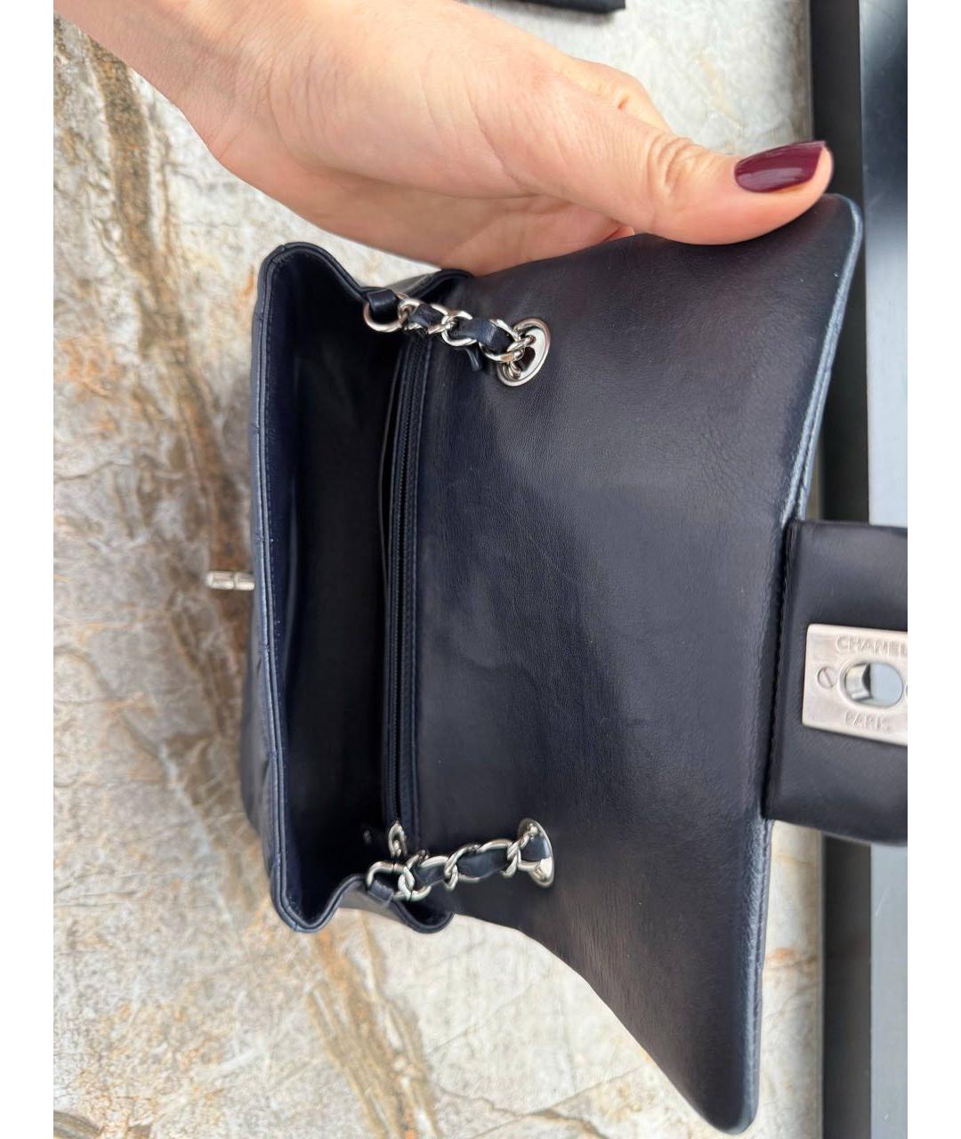 CHANEL Черная кожаная сумка через плечо, фото 4