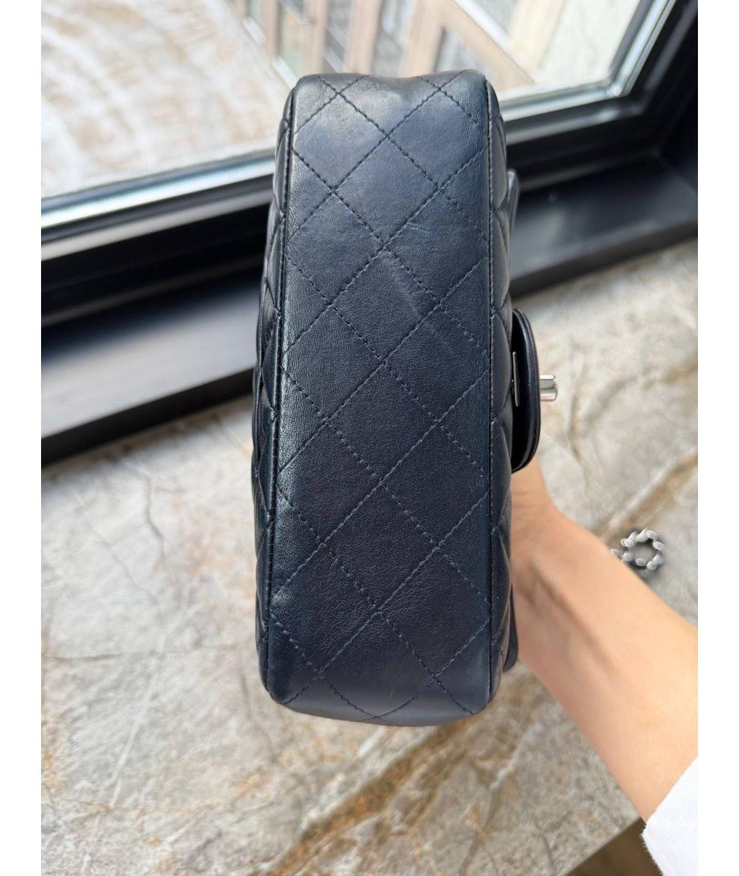 CHANEL Черная кожаная сумка через плечо, фото 5