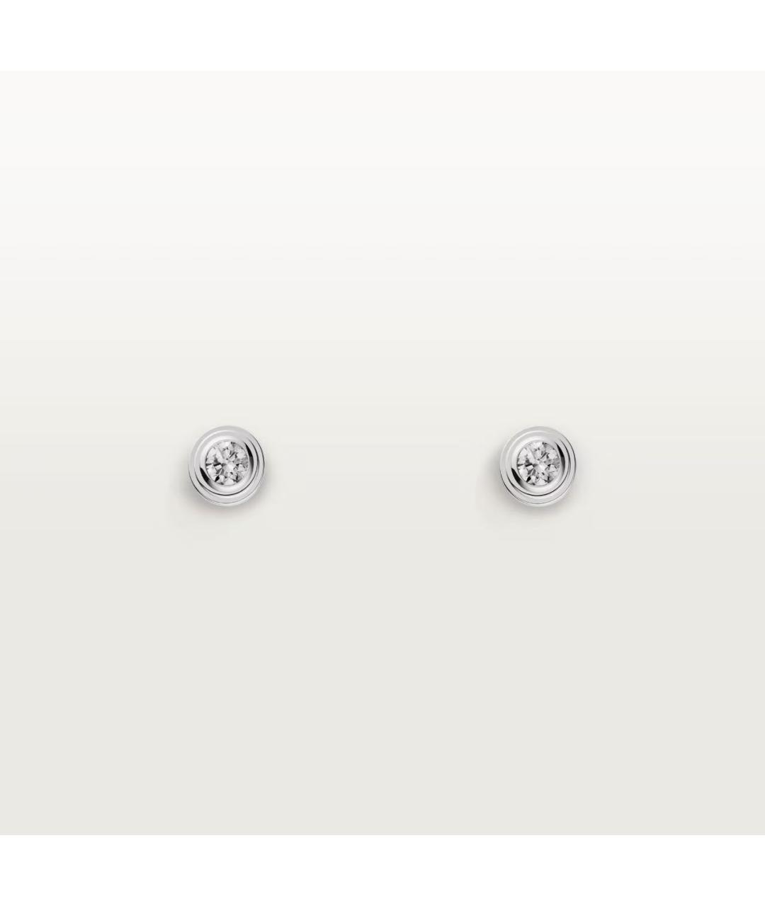 CARTIER Серебряные серьги из белого золота, фото 5
