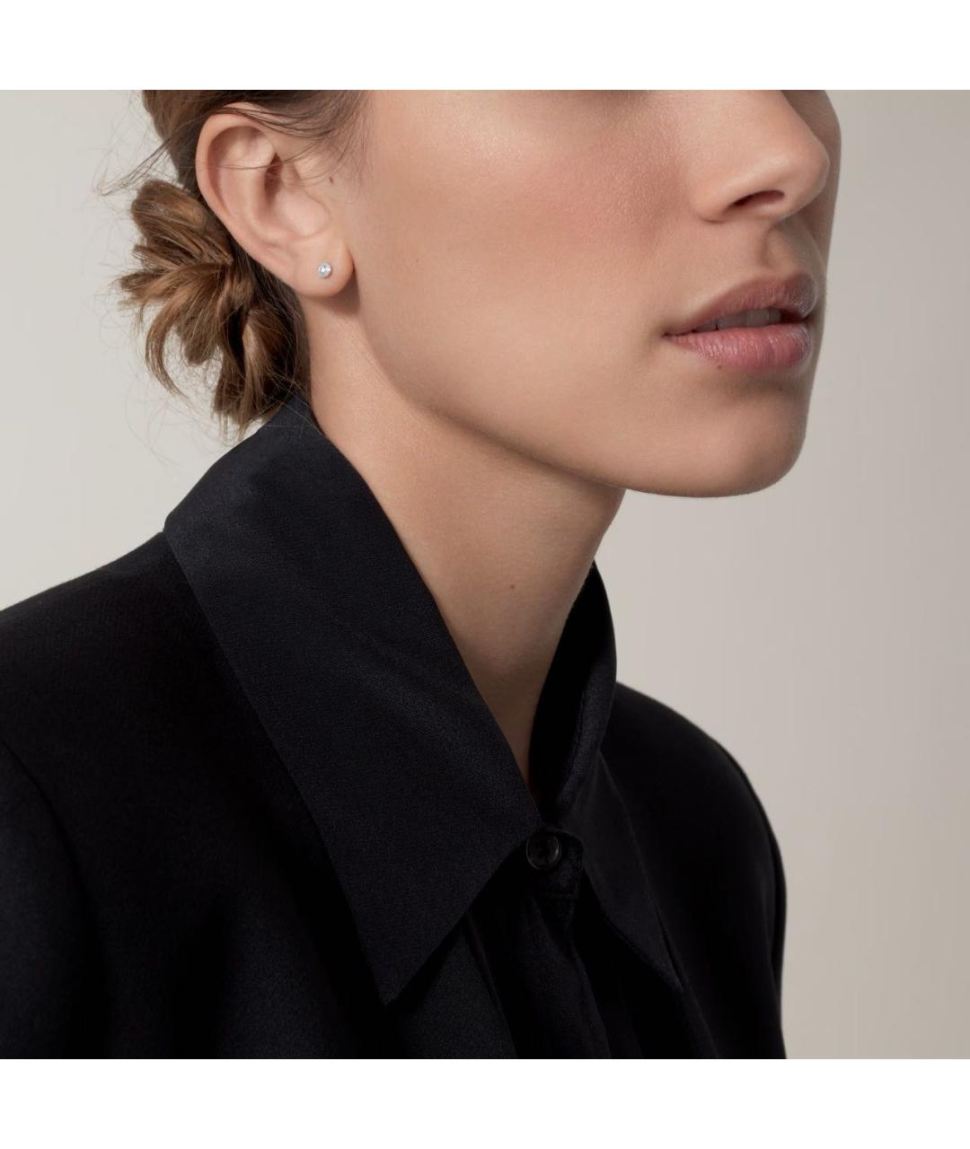 CARTIER Серебряные серьги из белого золота, фото 4