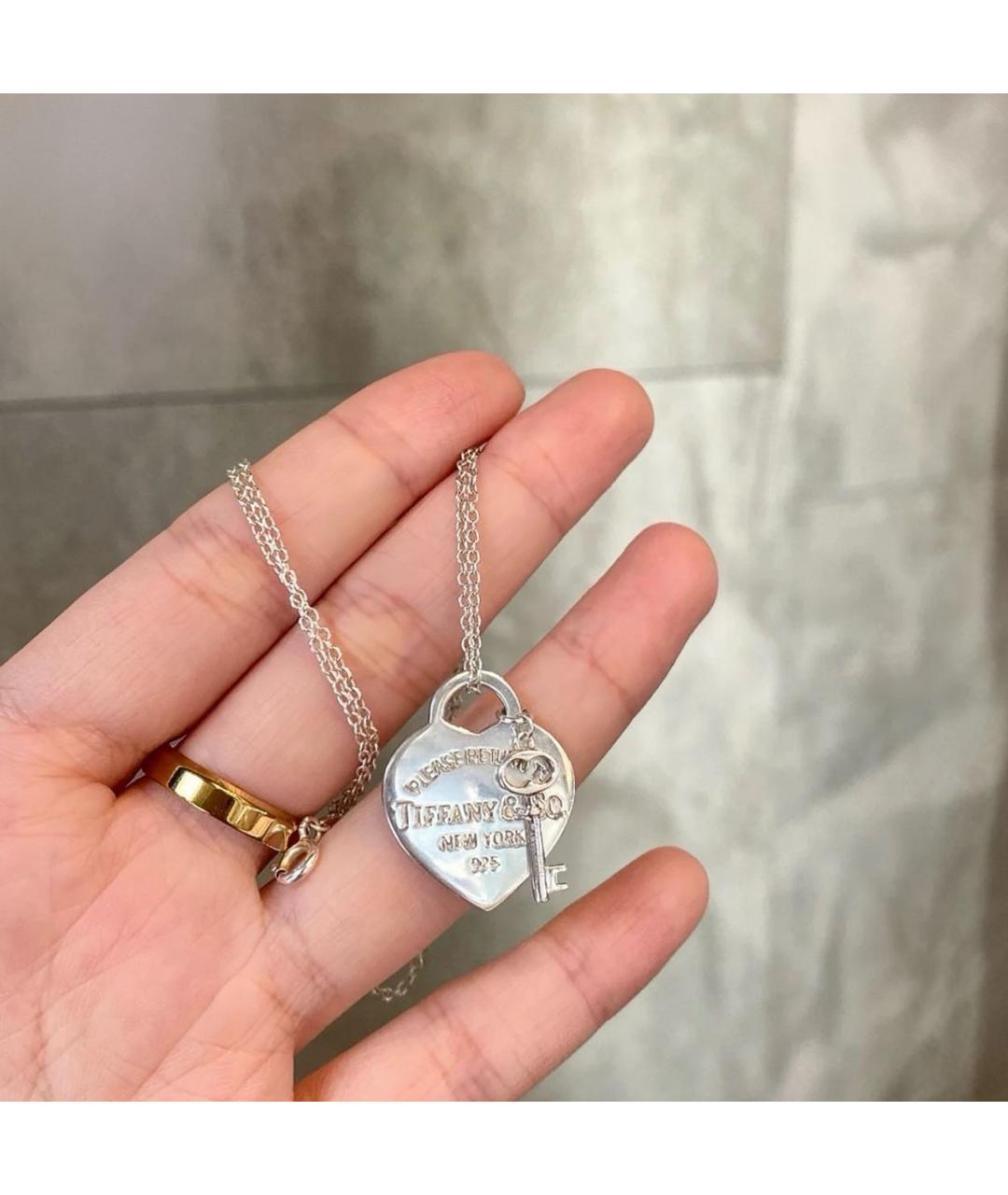 TIFFANY&CO Серебряная серебряная подвеска, фото 2