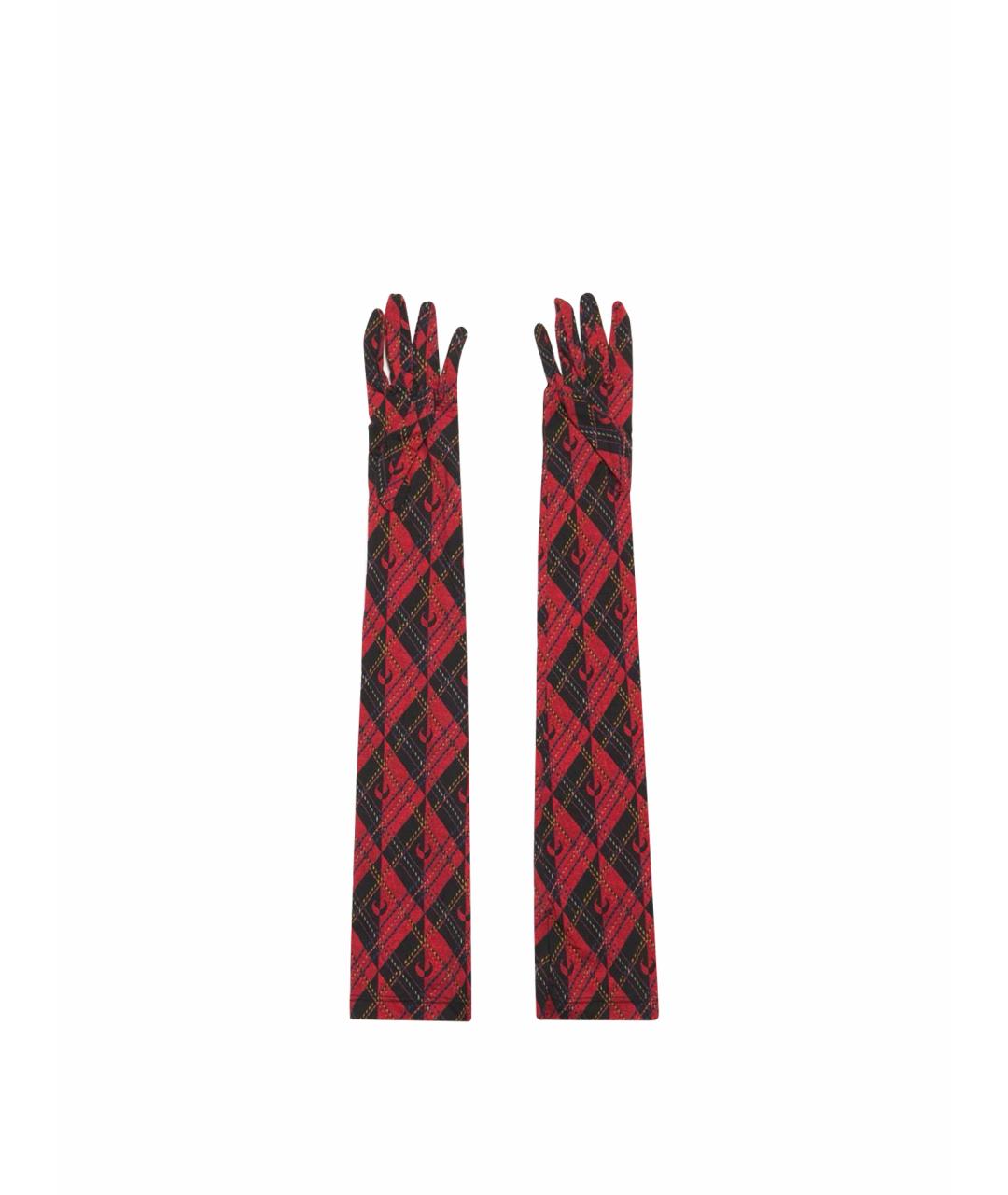 MARINE SERRE Красные перчатки, фото 1