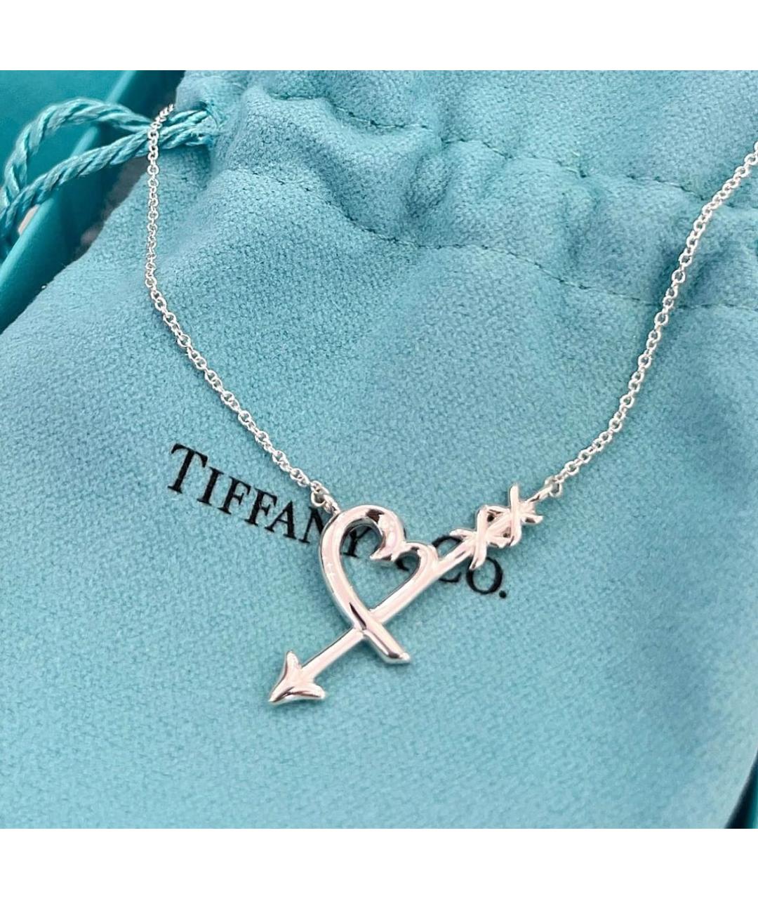 TIFFANY&CO Серебряная серебряная подвеска, фото 3