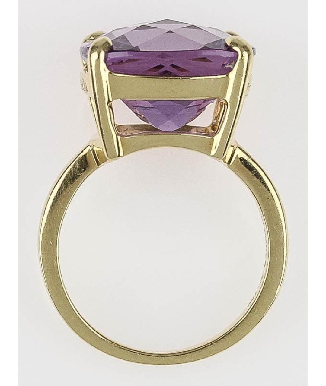 TIFFANY&CO Фиолетовое кольцо из желтого золота, фото 3