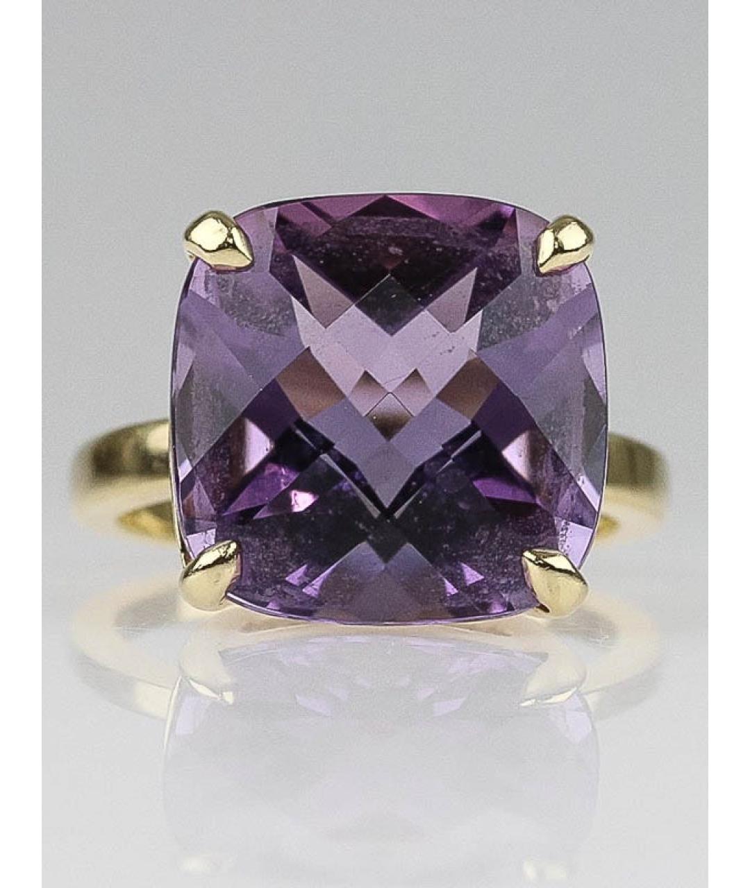 TIFFANY&CO Фиолетовое кольцо из желтого золота, фото 2