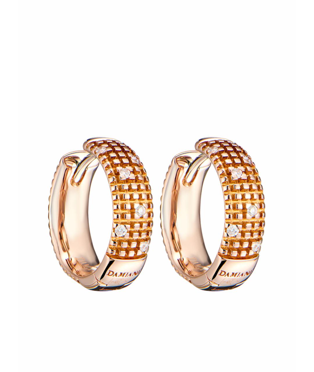 DAMIANI Золотые серьги из розового золота, фото 3