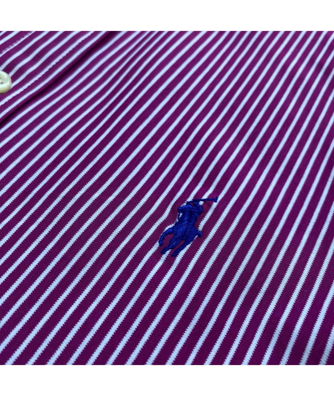 POLO RALPH LAUREN Фиолетовая хлопковая рубашка, фото 3