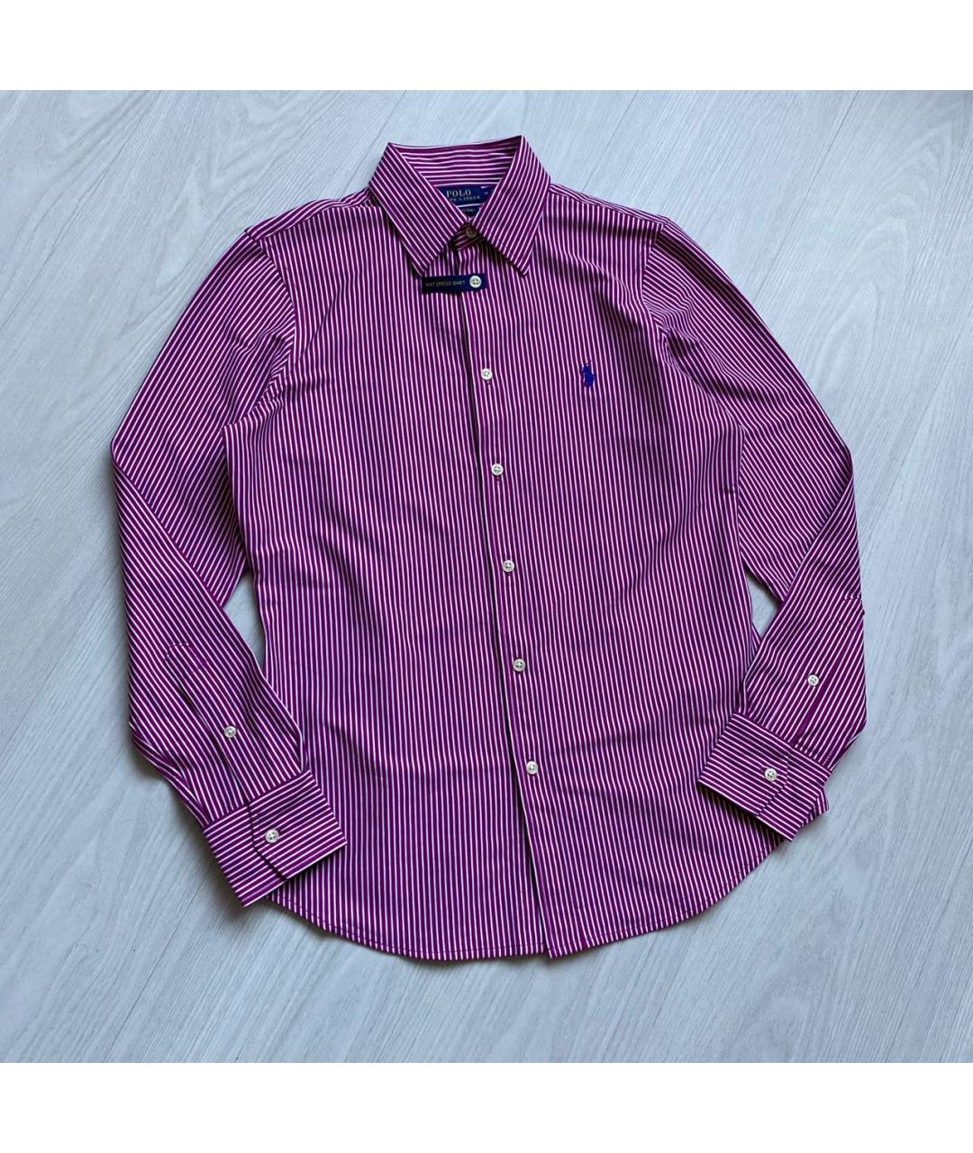 POLO RALPH LAUREN Фиолетовая хлопковая рубашка, фото 5