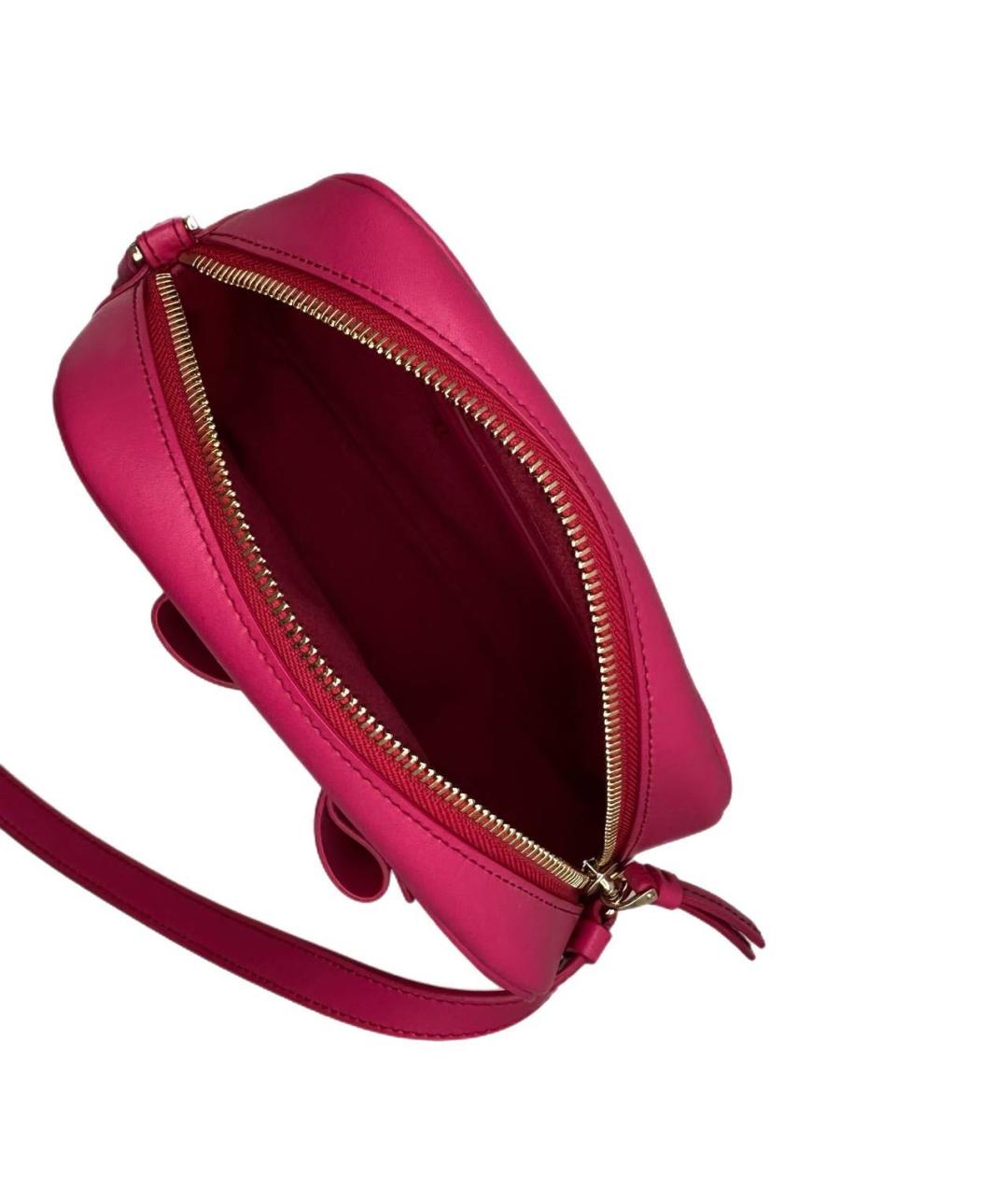 FERRAGAMO Розовая кожаная сумка через плечо, фото 6