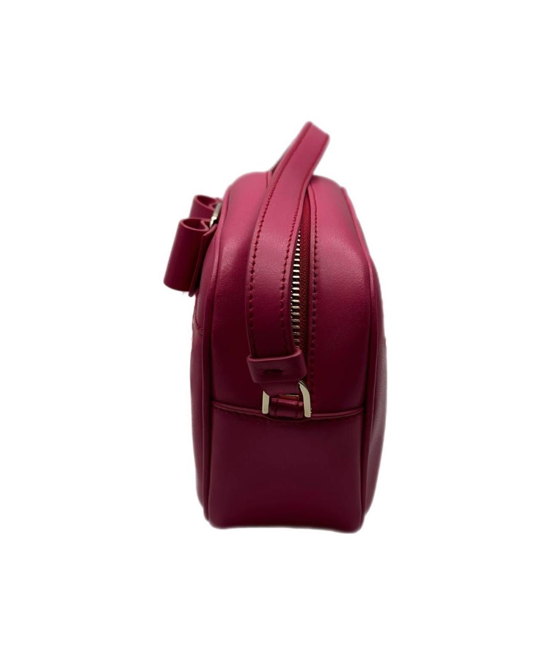 FERRAGAMO Розовая кожаная сумка через плечо, фото 5