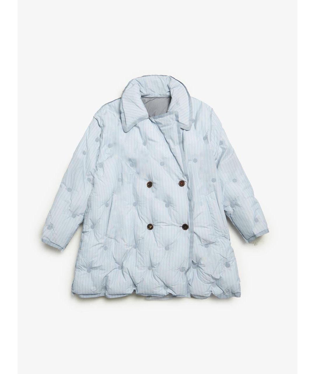 MAISON MARGIELA Серый пуховик, фото 6