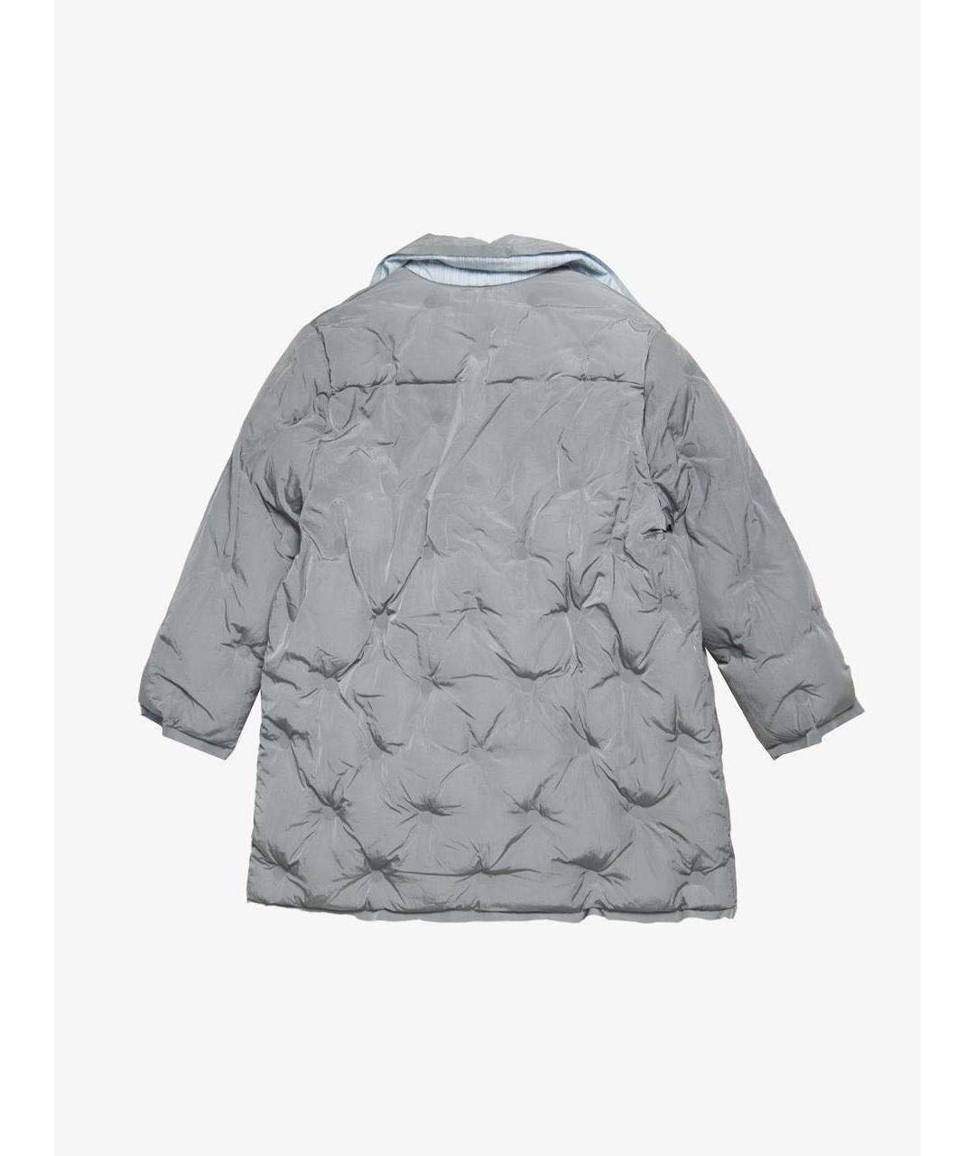 MAISON MARGIELA Серый пуховик, фото 4