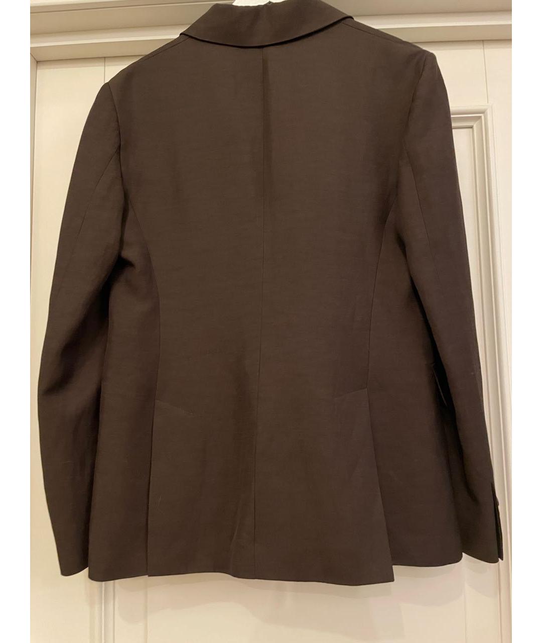 P.A.R.O.S.H. Коричневый вискозный жакет/пиджак, фото 2