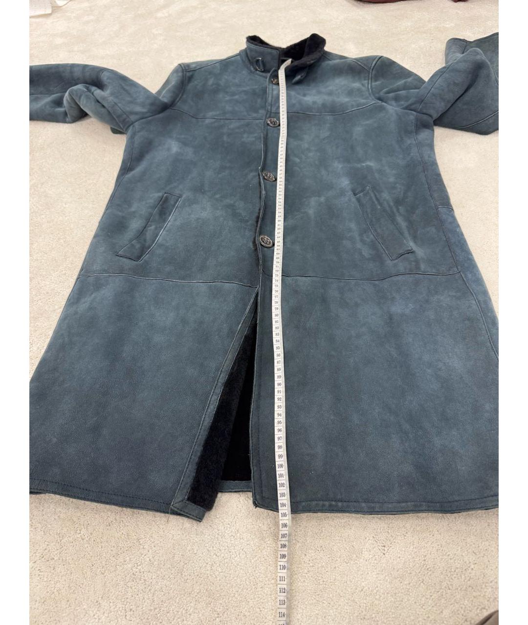 KITON Фиолетовая меховая дубленка/шуба, фото 7