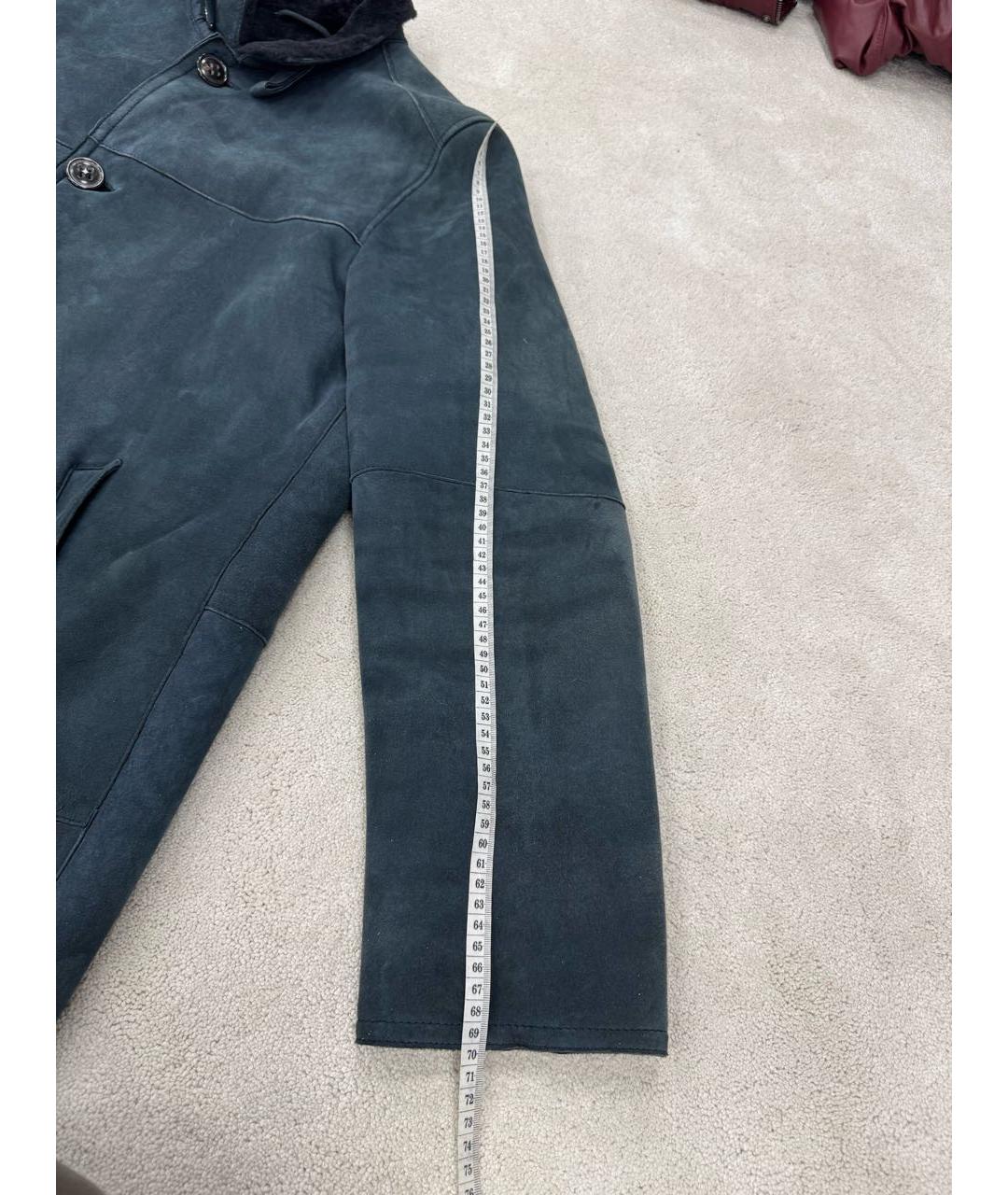 KITON Фиолетовая меховая дубленка/шуба, фото 6