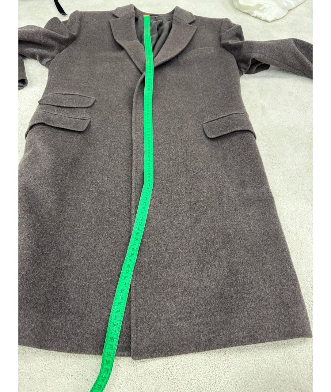 GUCCI Коричневое шерстяное пальто, фото 7