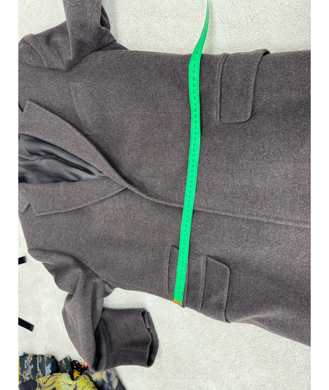 GUCCI Коричневое шерстяное пальто, фото 6