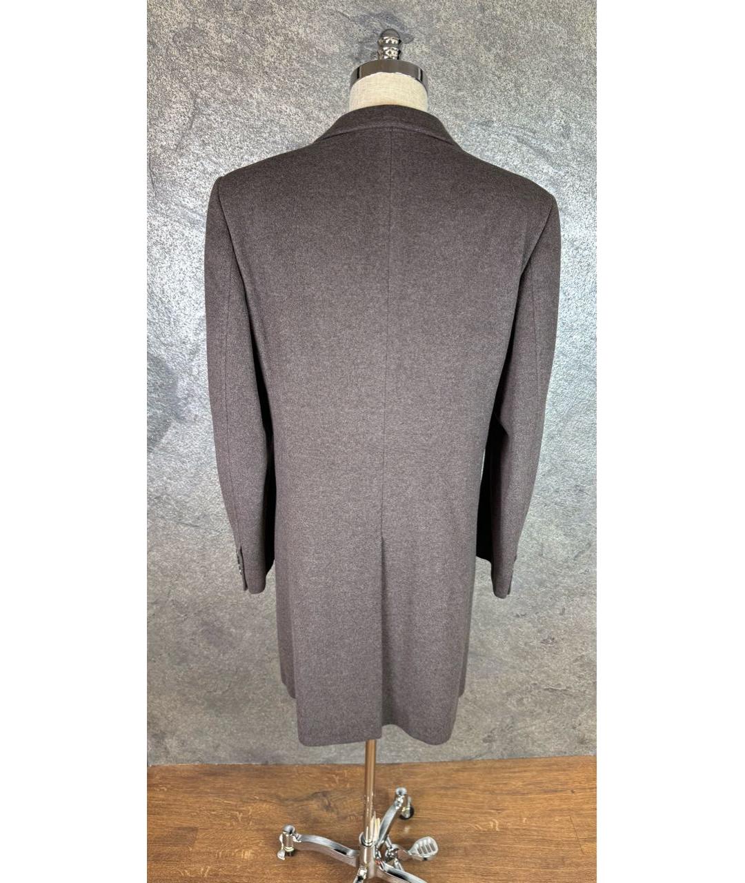 GUCCI Коричневое шерстяное пальто, фото 2