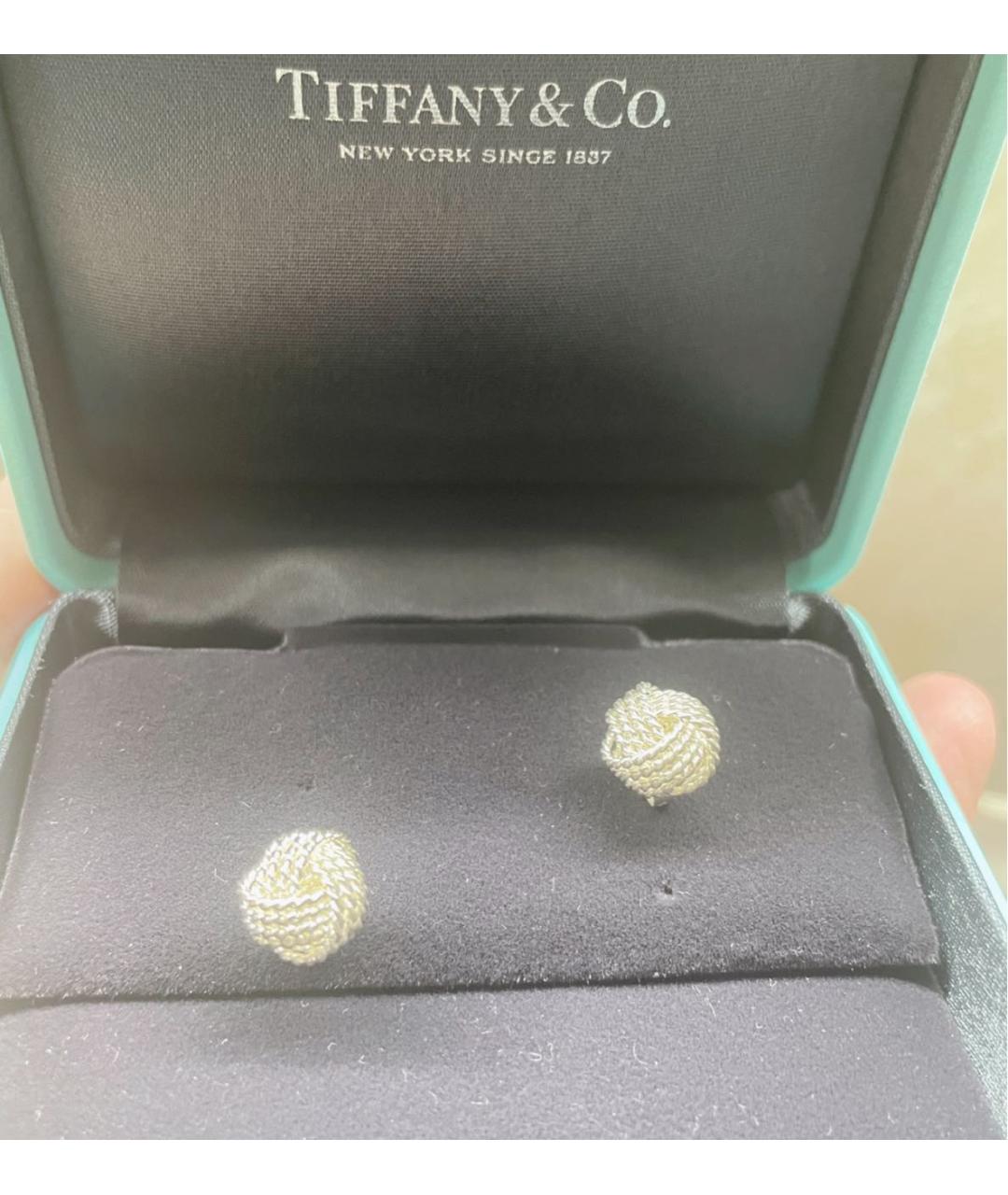 TIFFANY&CO Серебряные серебряные серьги, фото 4