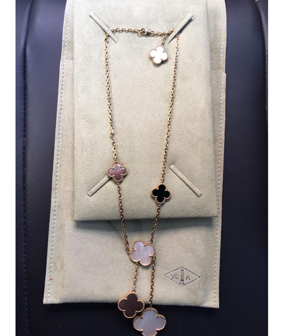 VAN CLEEF & ARPELS Мульти колье из желтого золота, фото 4