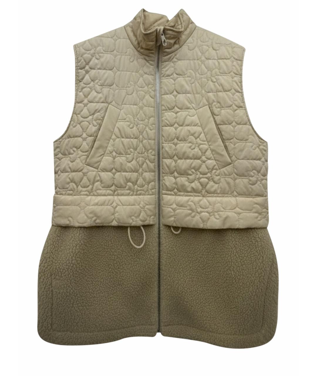 GANNI Бежевый полиэстеровый жилет, фото 1