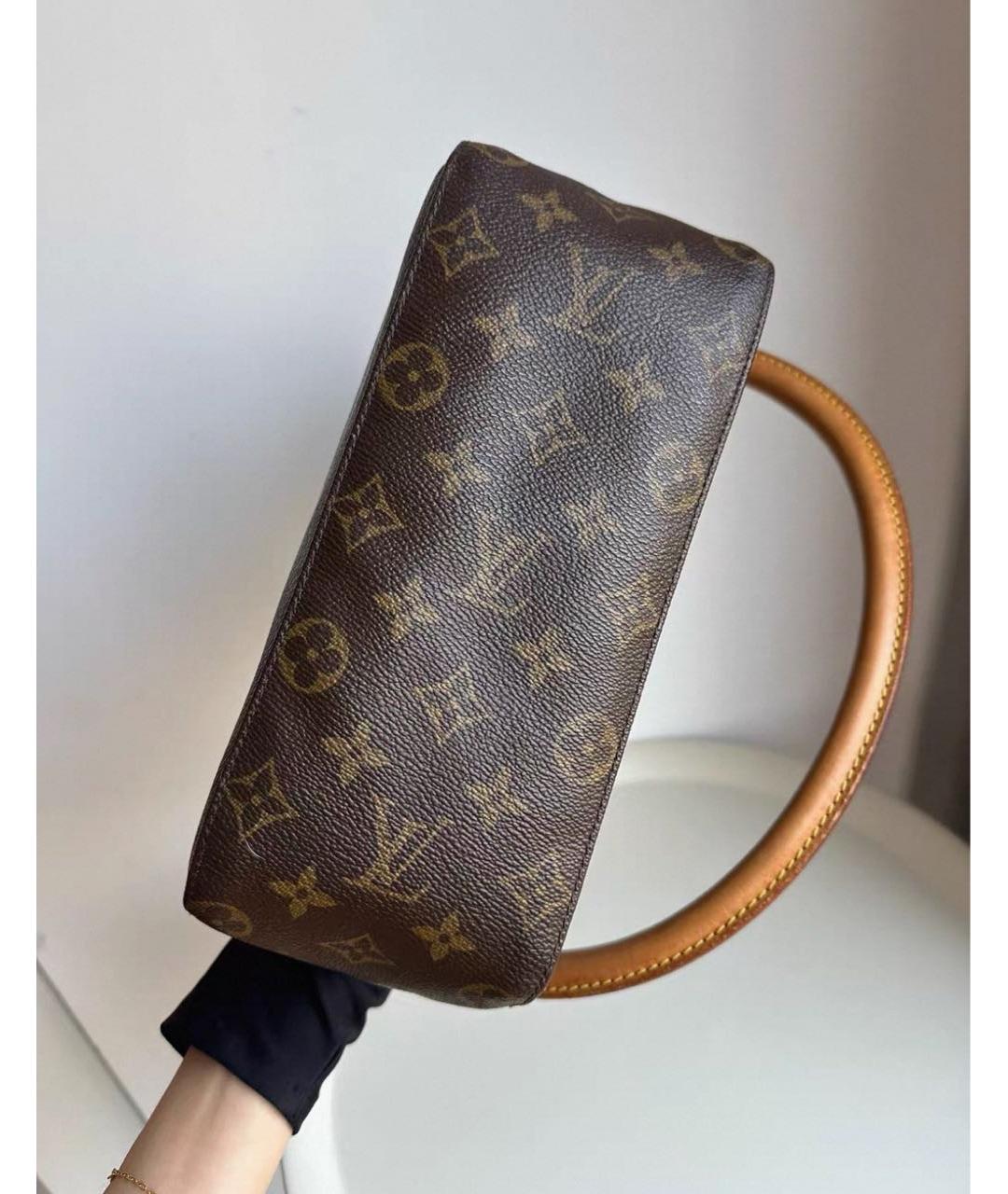 LOUIS VUITTON Коричневая сумка с короткими ручками, фото 8