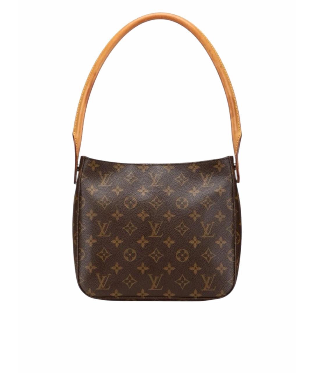 LOUIS VUITTON Коричневая сумка с короткими ручками, фото 1