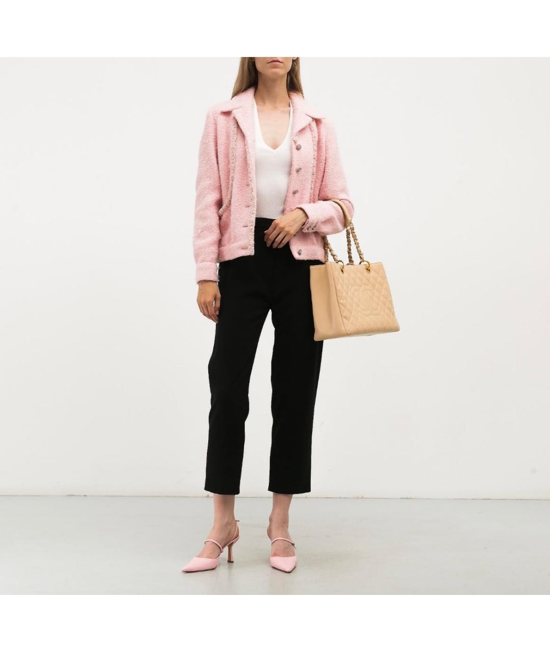 CHANEL Твидовый жакет/пиджак, фото 4