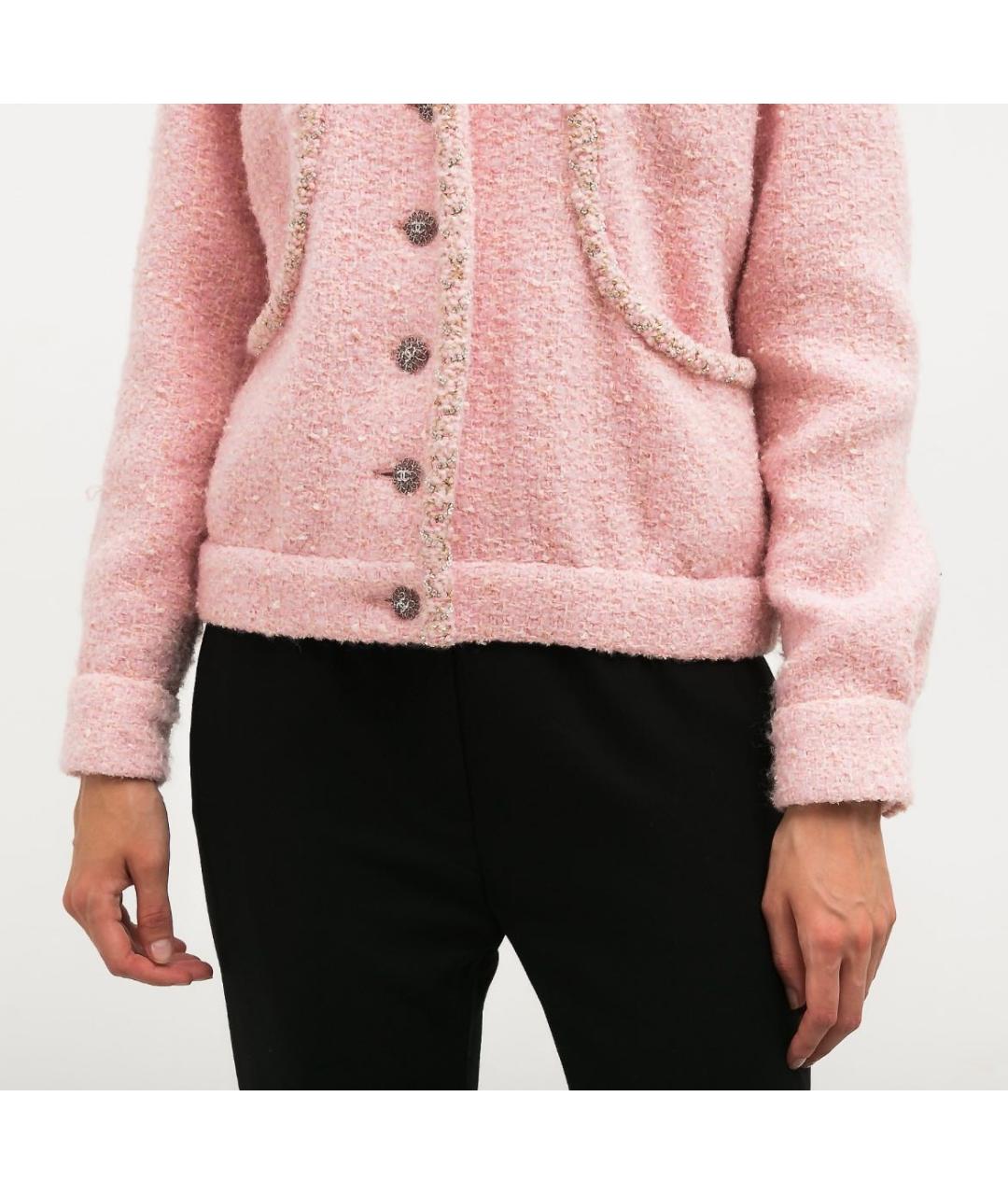 CHANEL Твидовый жакет/пиджак, фото 3