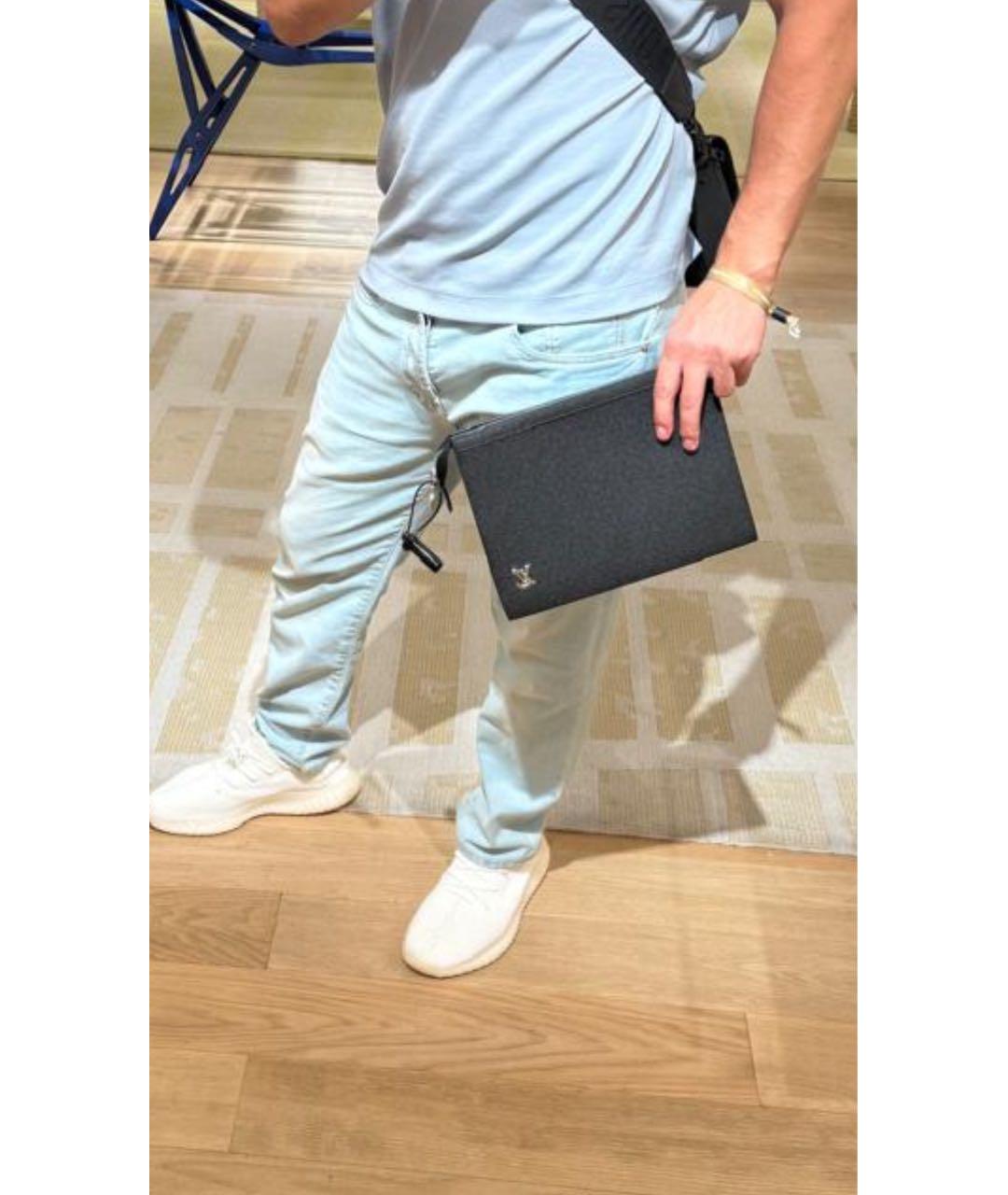 LOUIS VUITTON Черная сумка тоут, фото 3