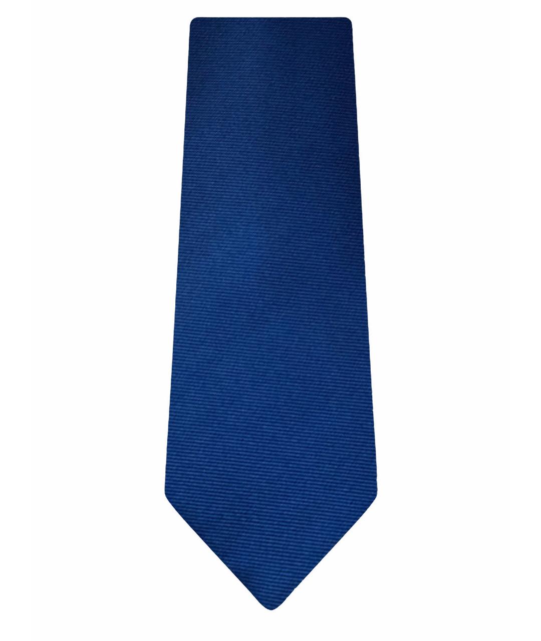 TOM FORD Синий шелковый галстук, фото 1
