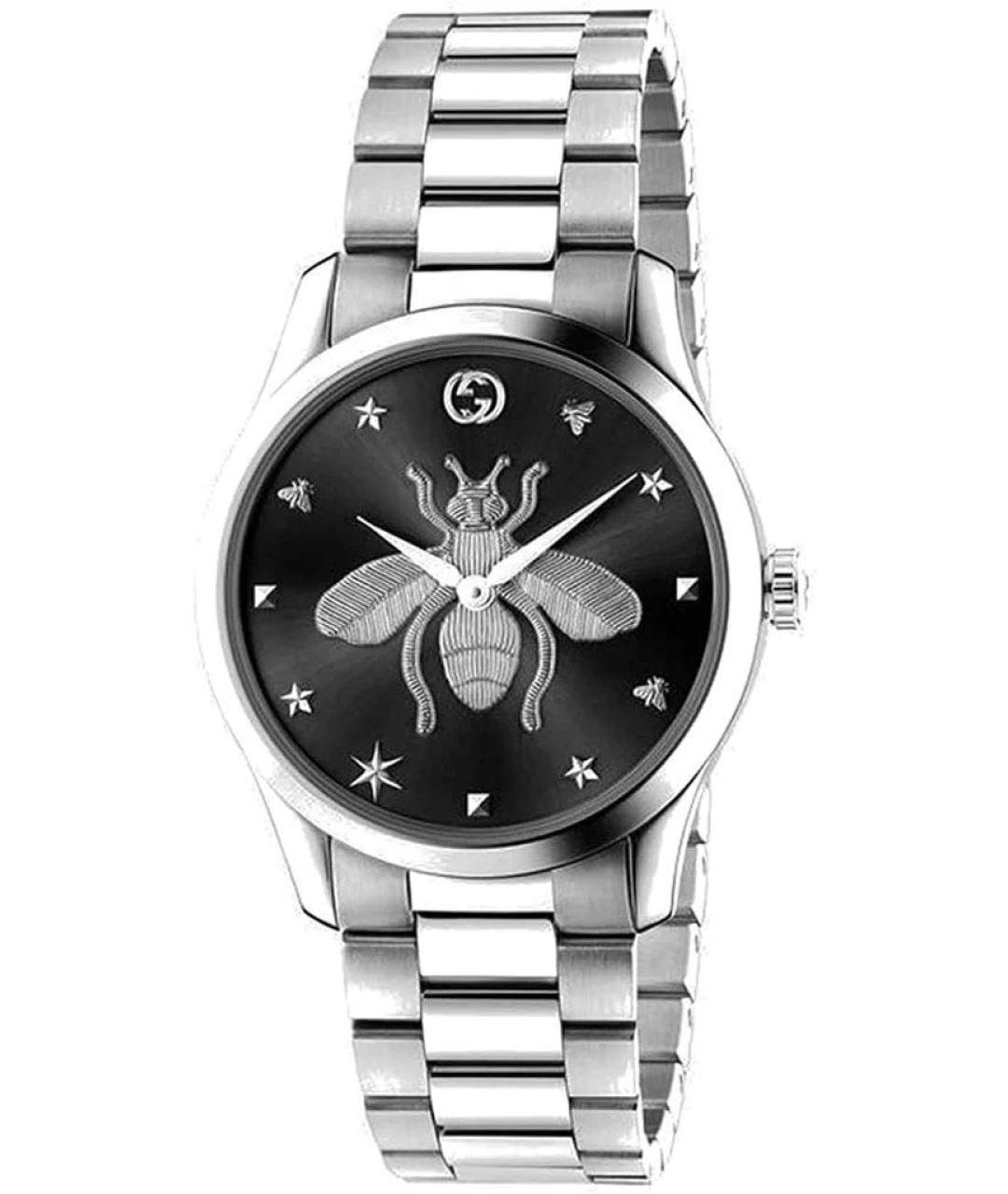 GUCCI Серебряные стальные часы, фото 9