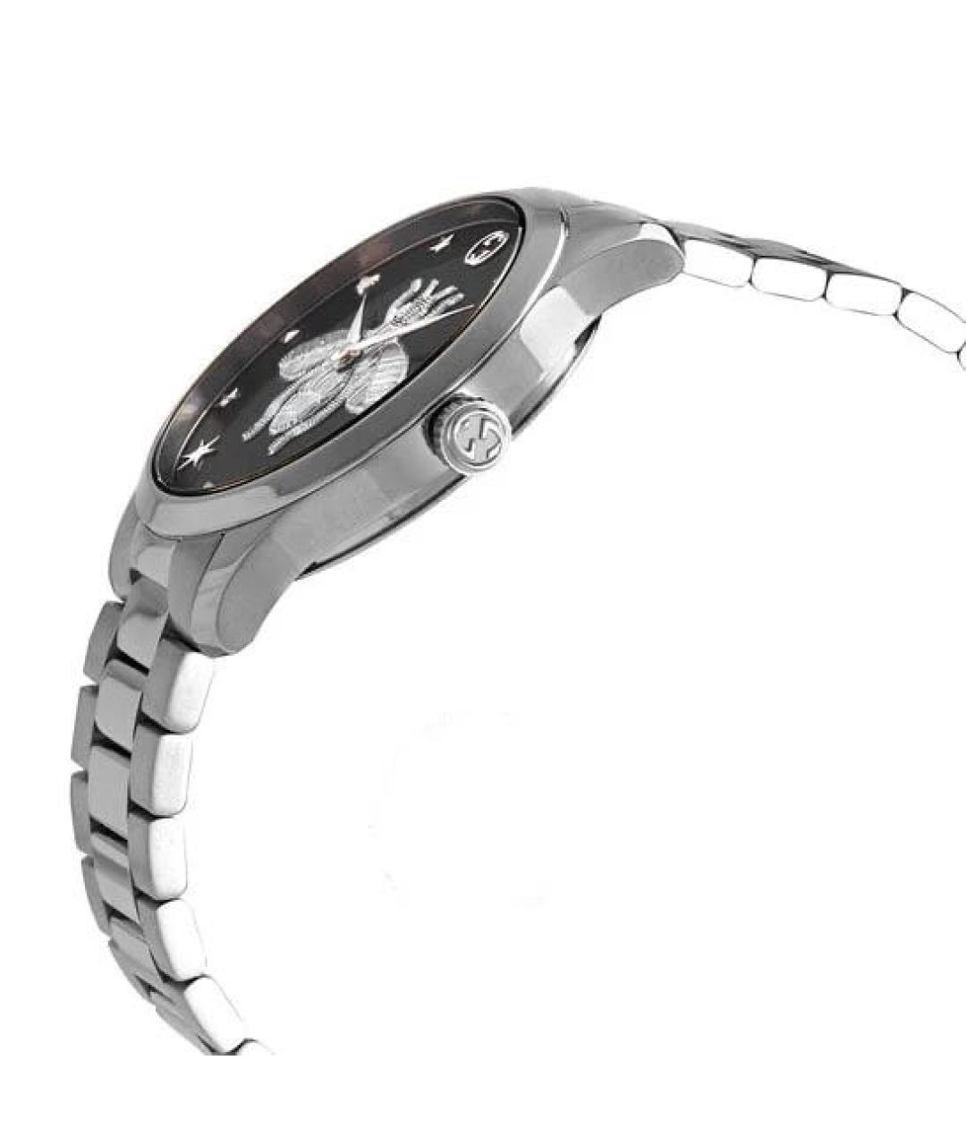 GUCCI Серебряные стальные часы, фото 8