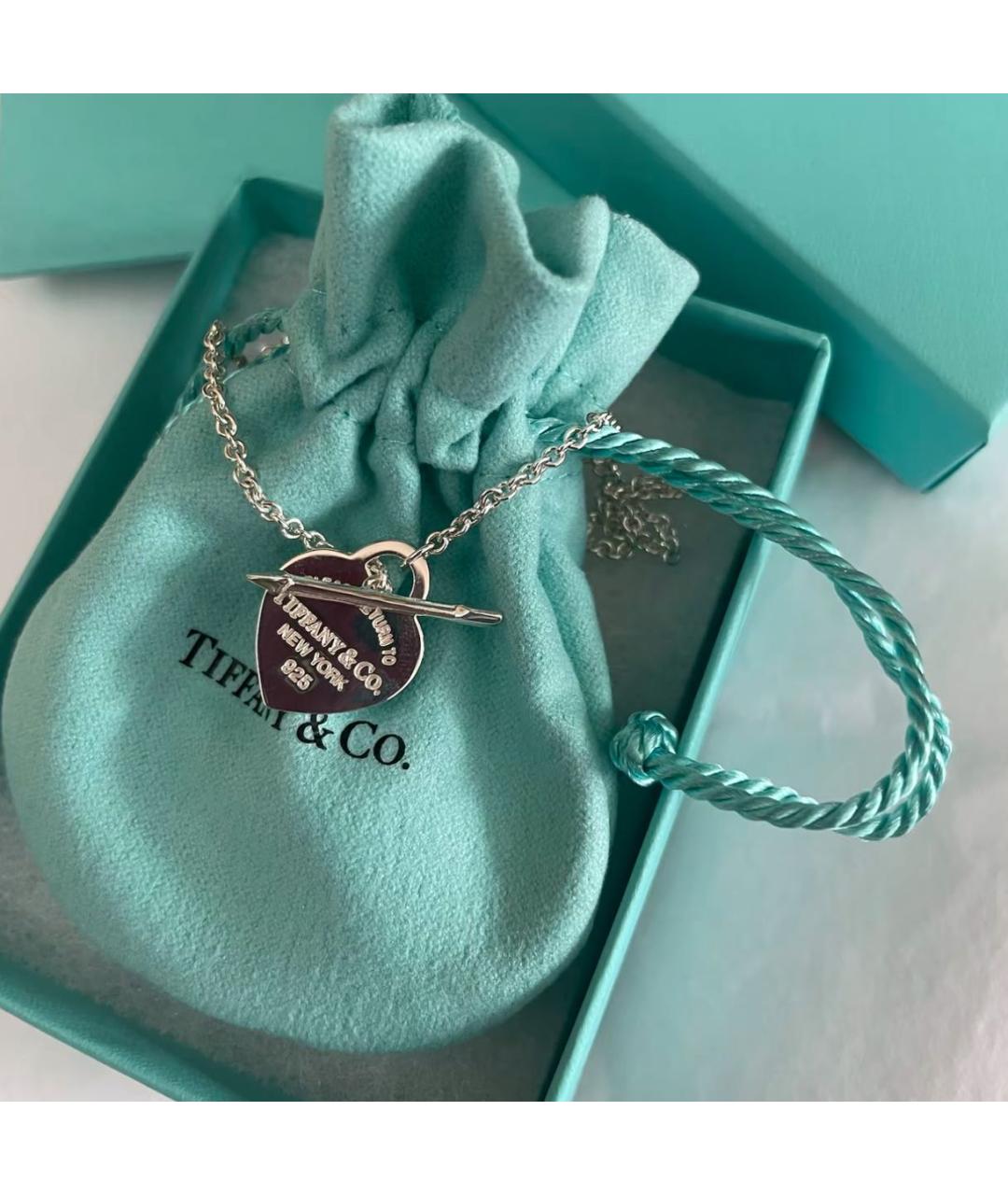 TIFFANY&CO Серебряная серебряная подвеска, фото 3