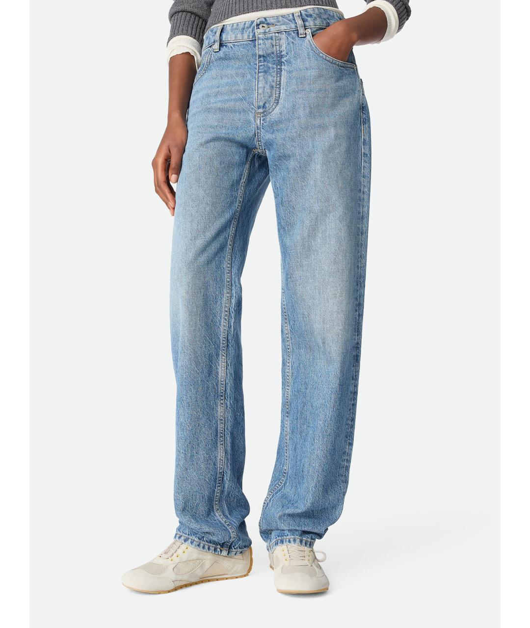 BOTTEGA VENETA Бежевые текстильные кроссовки, фото 2