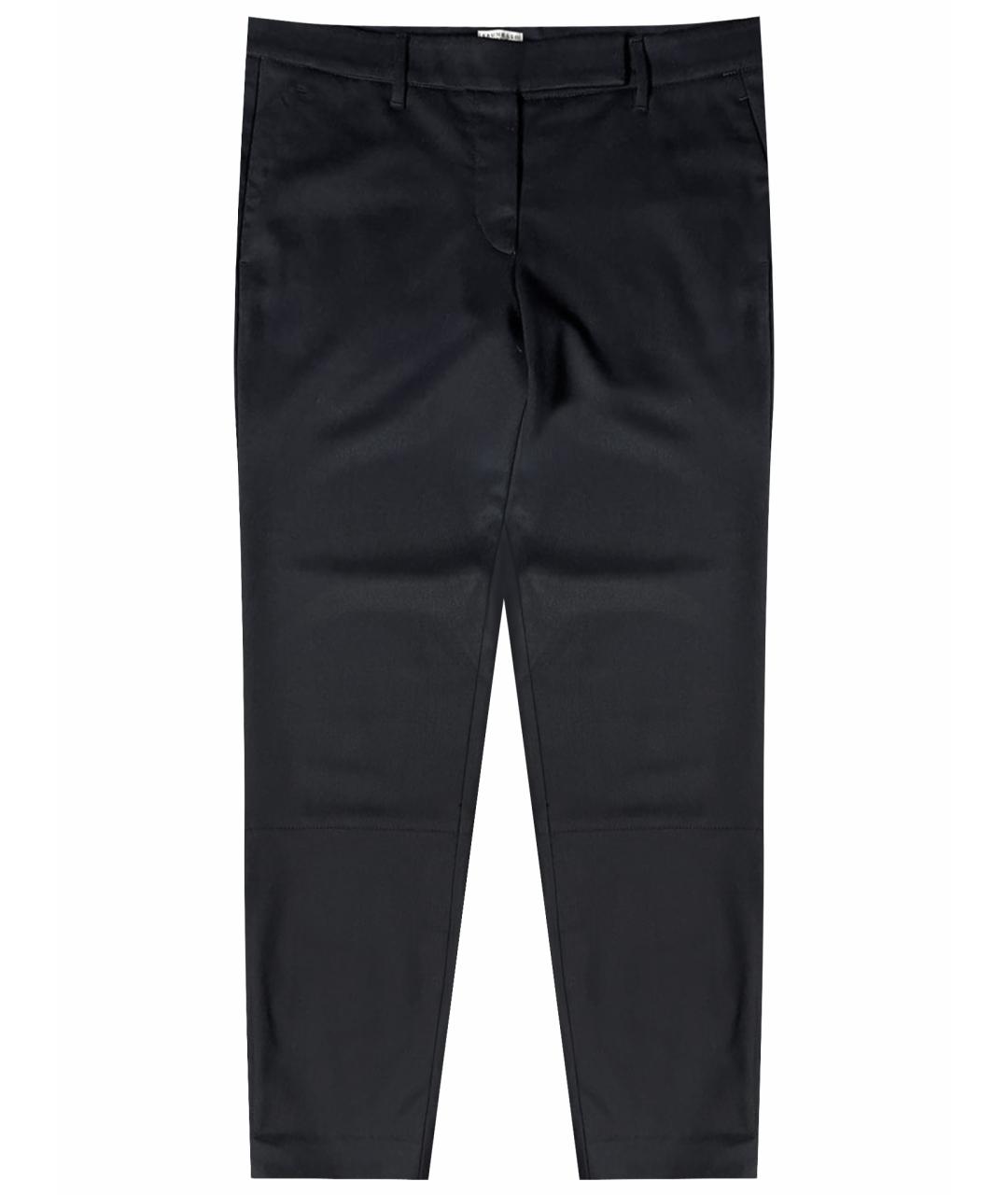 BRUNELLO CUCINELLI Темно-синие шерстяные брюки узкие, фото 1