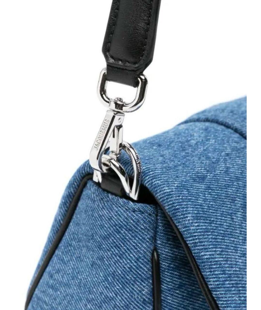 JACQUEMUS Синяя деним сумка через плечо, фото 2