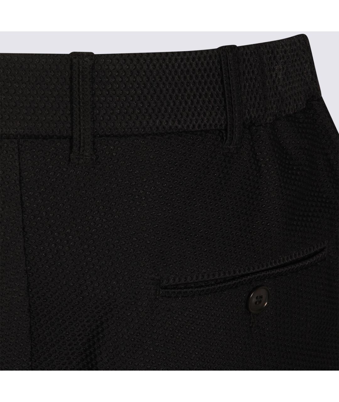 GIORGIO ARMANI Черные повседневные брюки, фото 4