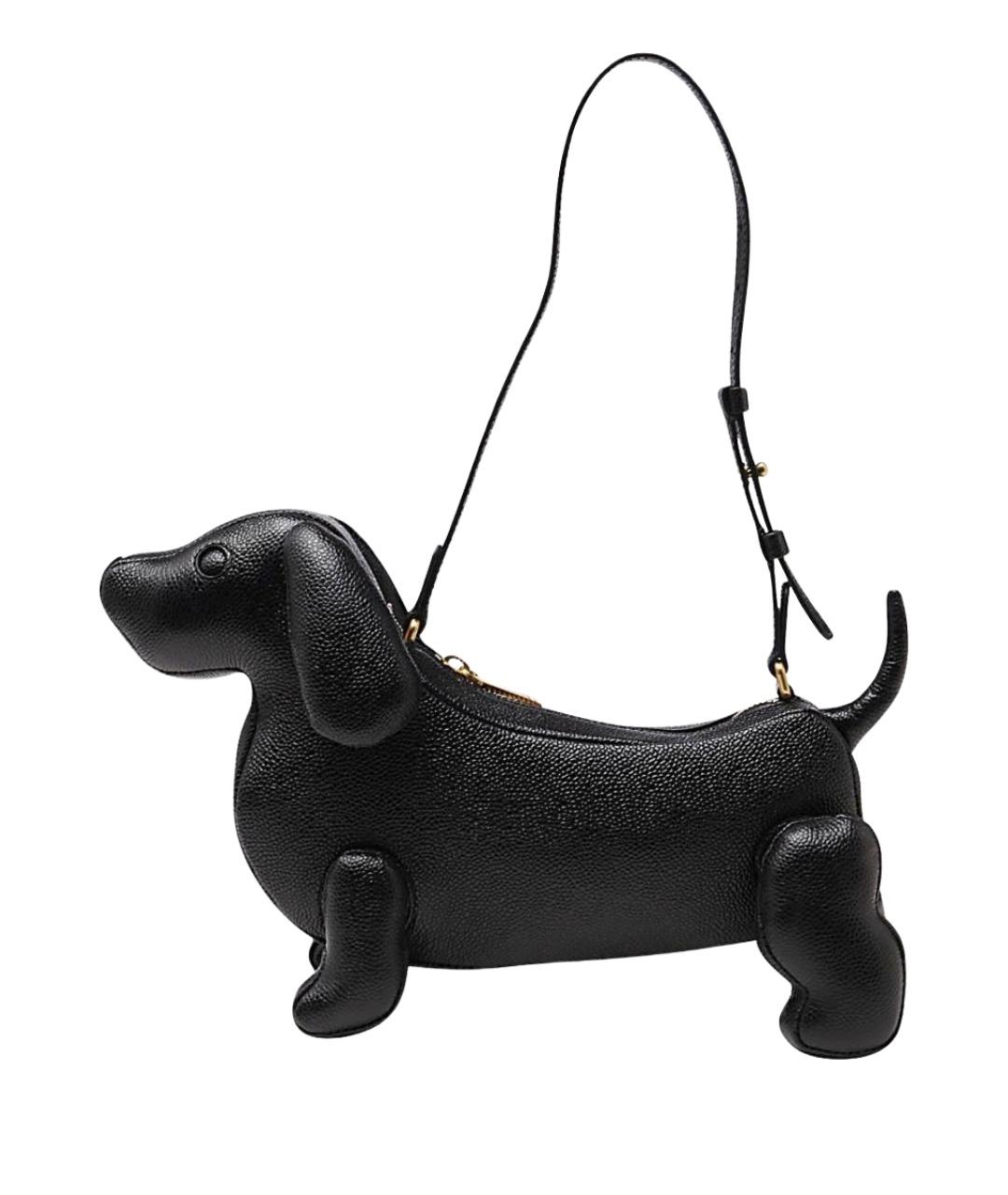 THOM BROWNE Черная сумка через плечо, фото 1