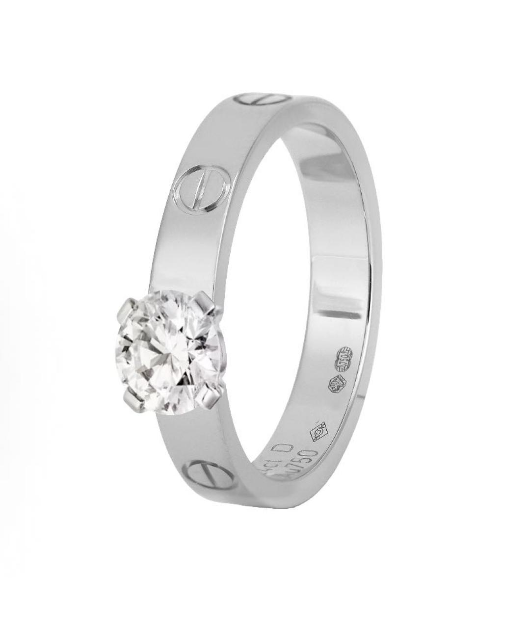 CARTIER Серебряное кольцо из белого золота, фото 1