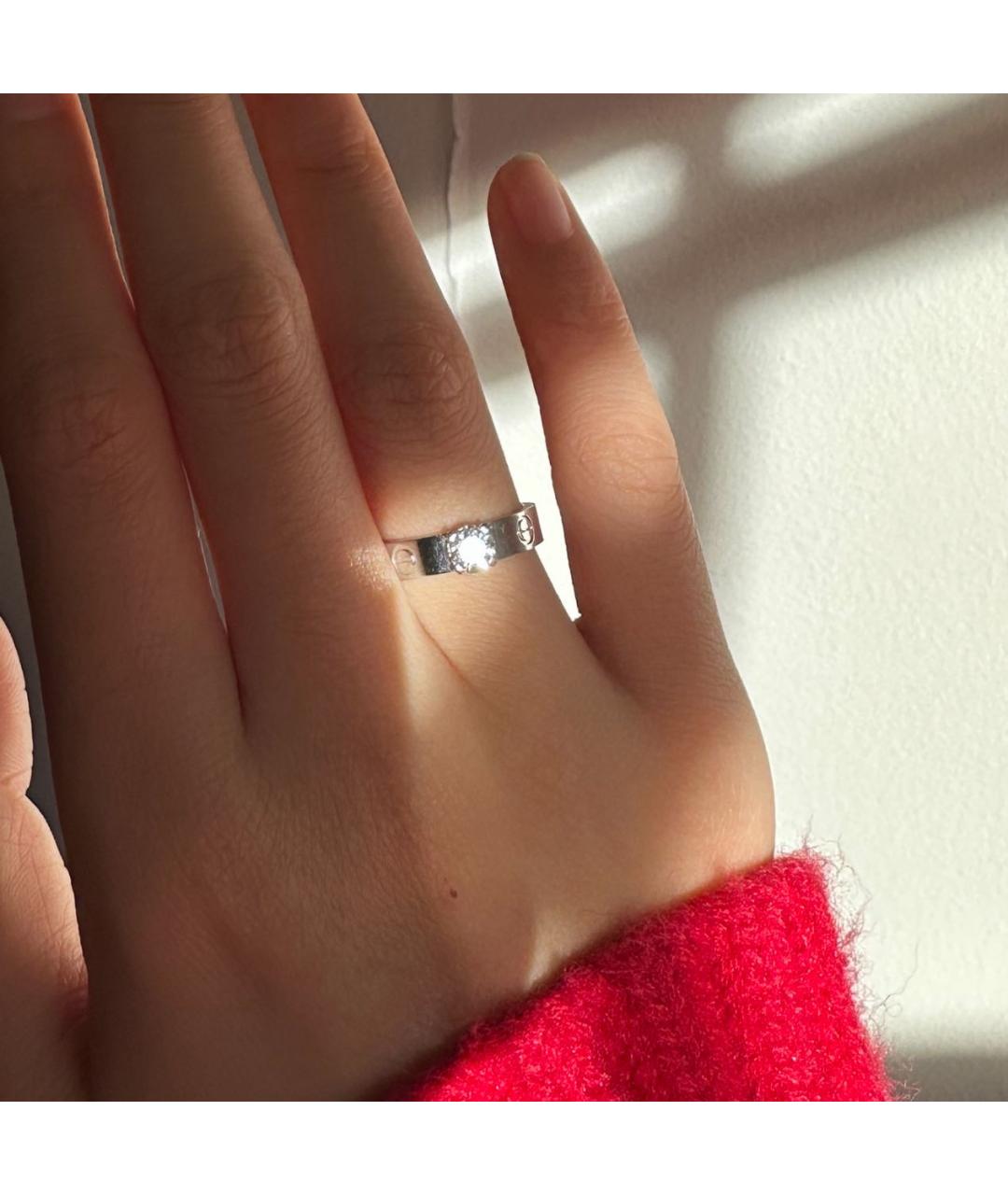 CARTIER Серебряное кольцо из белого золота, фото 6